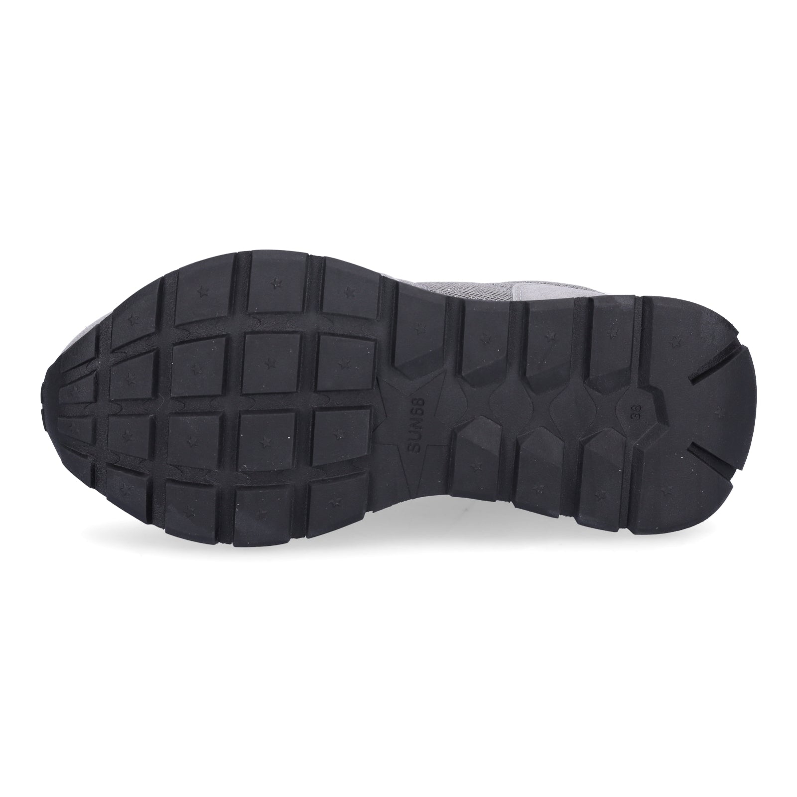 Sun68 Damen Sneaker Ally Glitter Textile grau