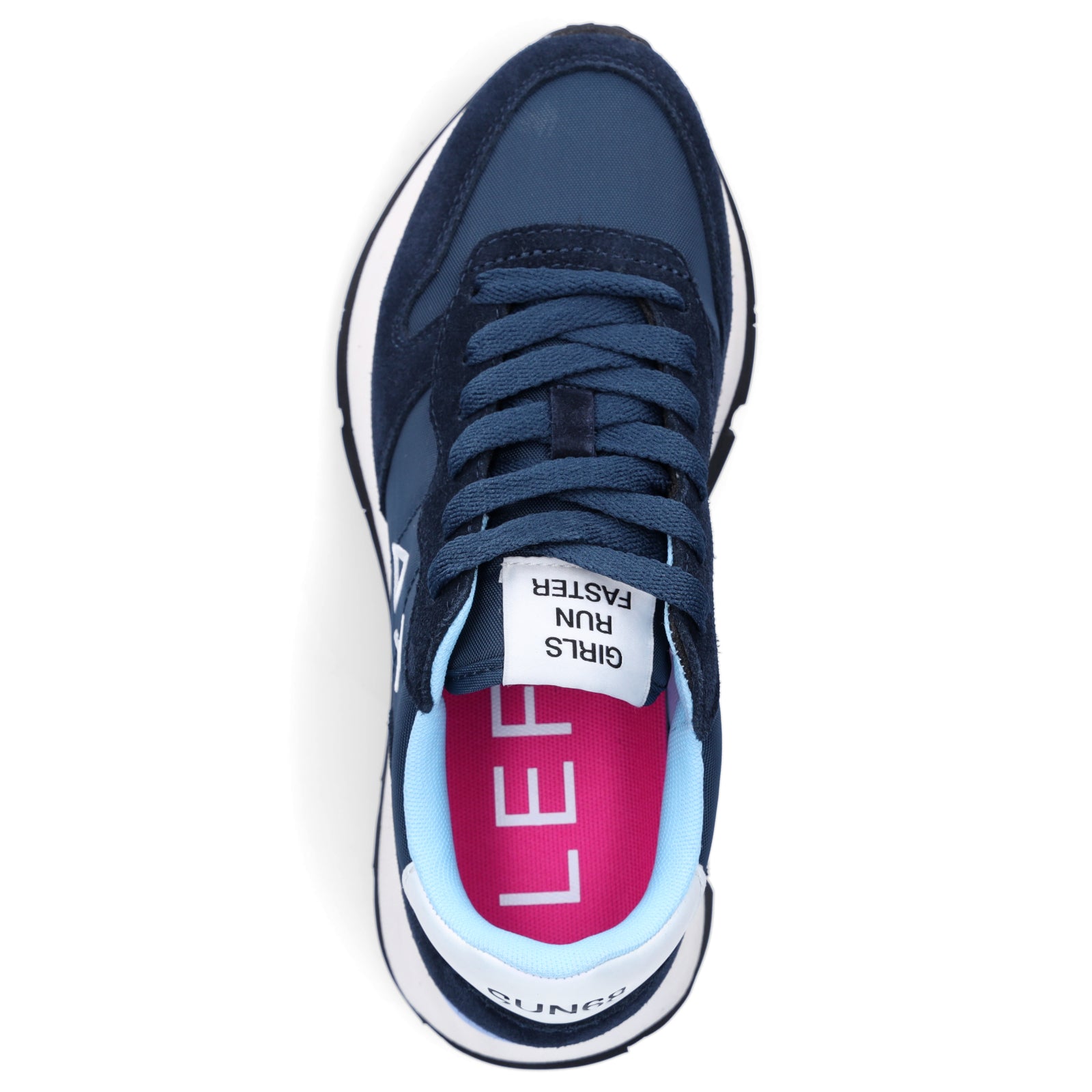 Sun68 women's sneakers Ally Solid nylon navy
