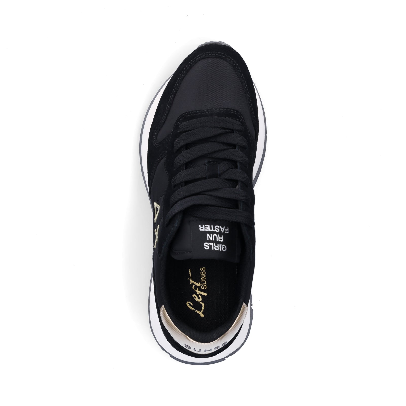 Sun68 Damen Sneaker Ally Gold Silver schwarz