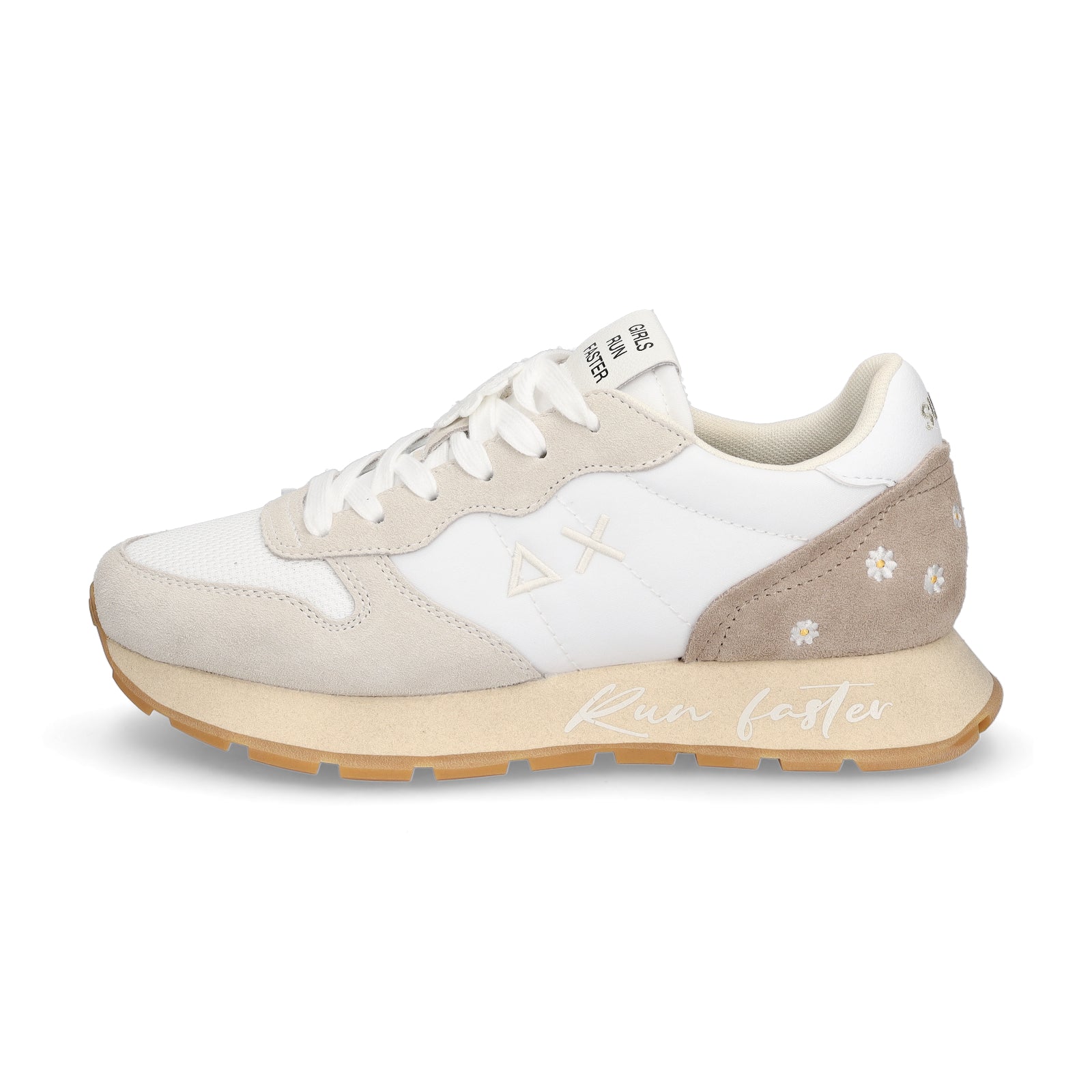Sun68 Damen Sneaker Ally Vintage weiß taupe