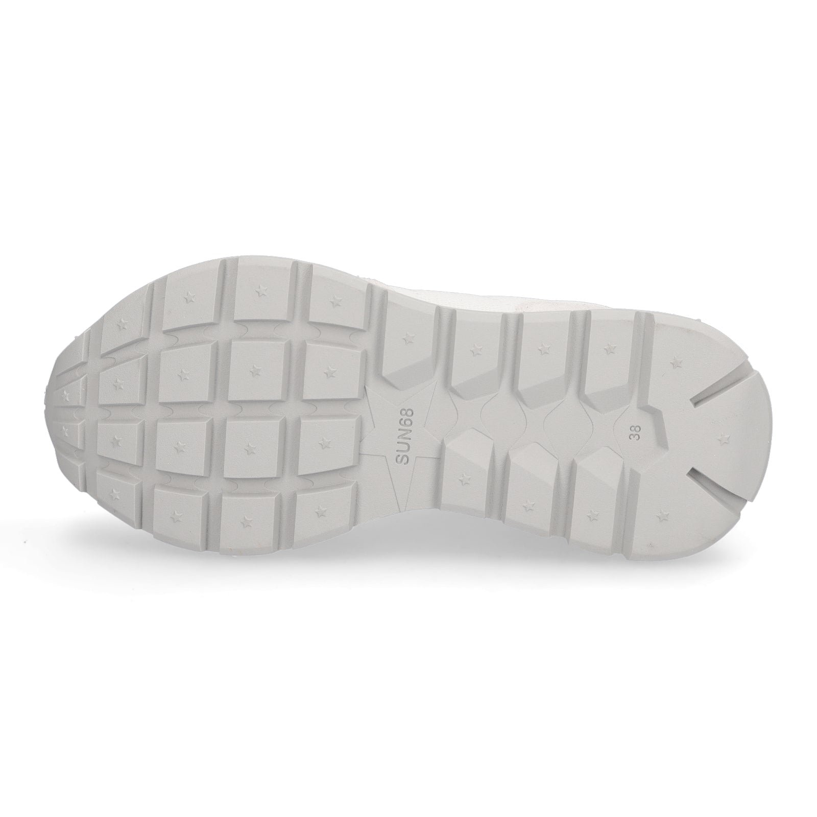 Sun68 Damen Sneaker Ally Glitter Textile weiß grau