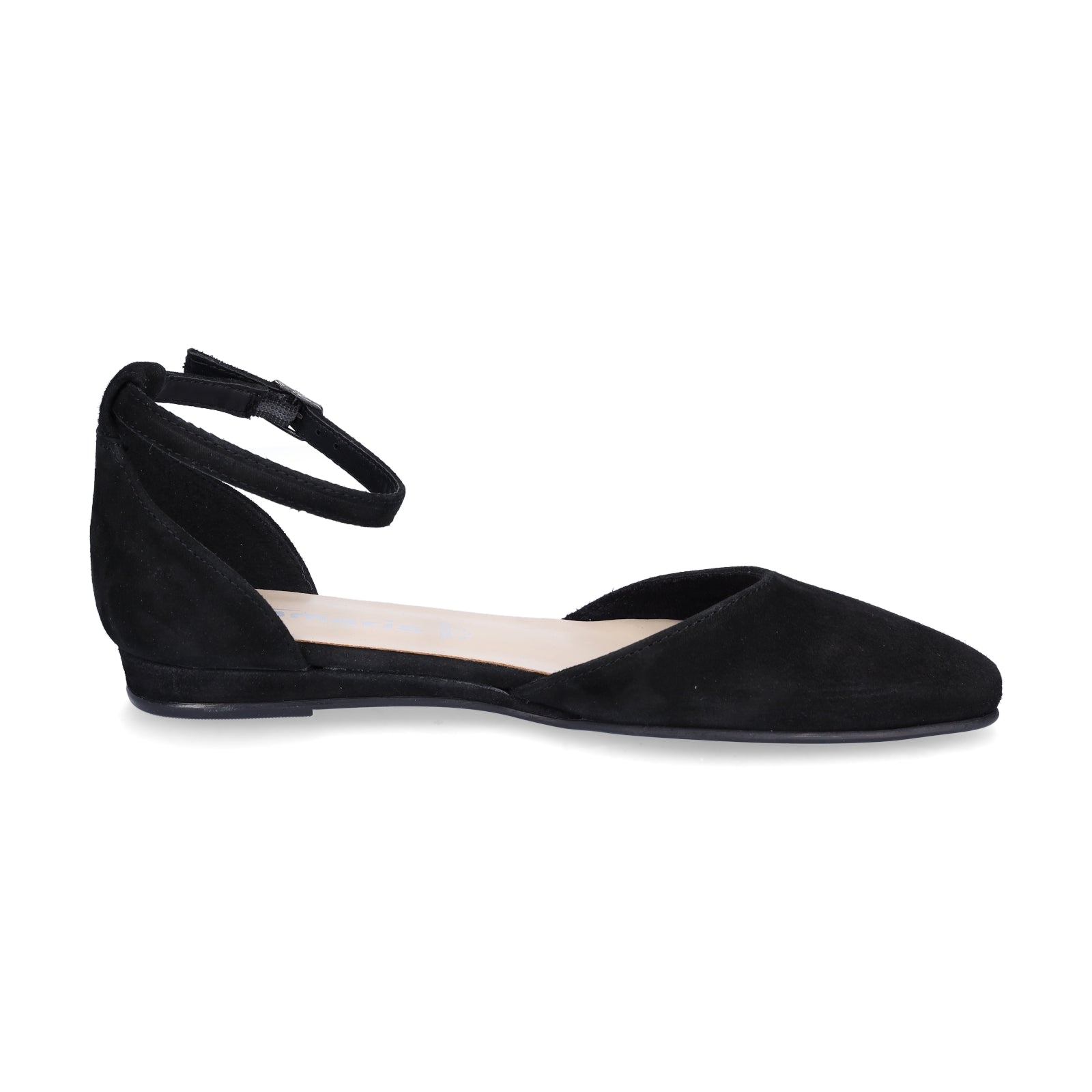 Tamaris Damen Ballerina schwarz