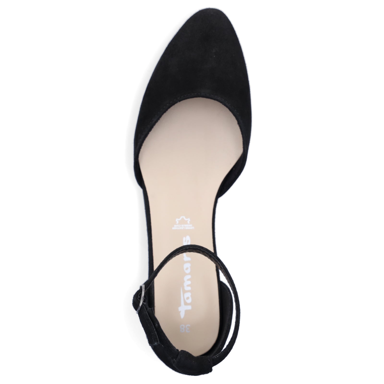 Tamaris Damen Ballerina schwarz