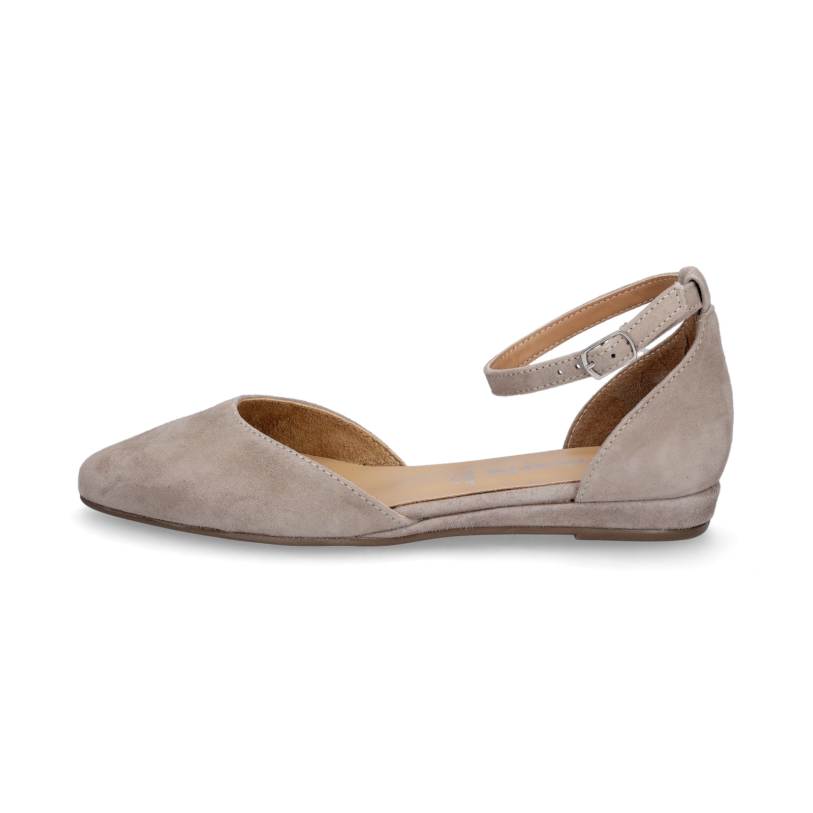 Tamaris Damen Ballerina taupe