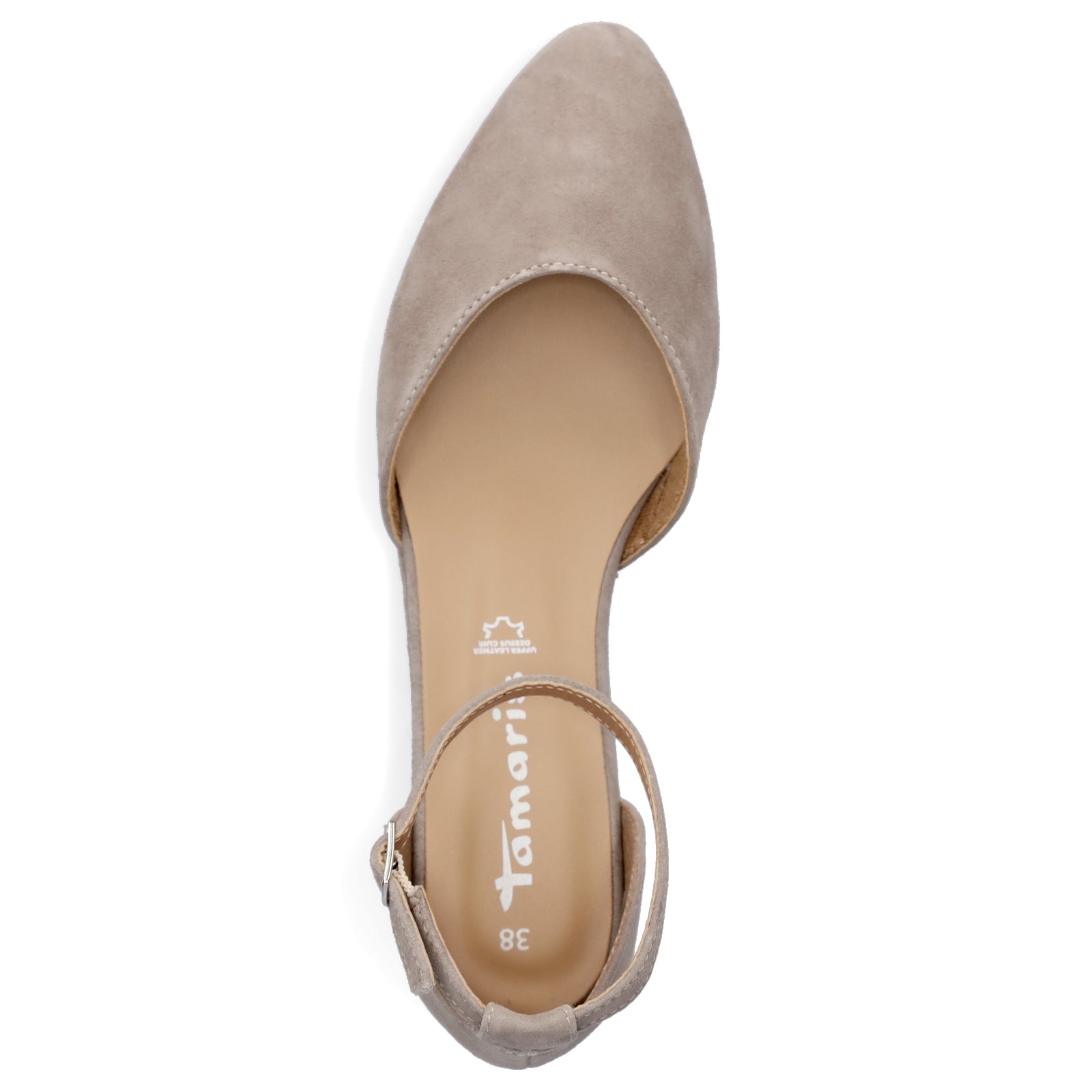 Tamaris women's ballerina shoes taupe