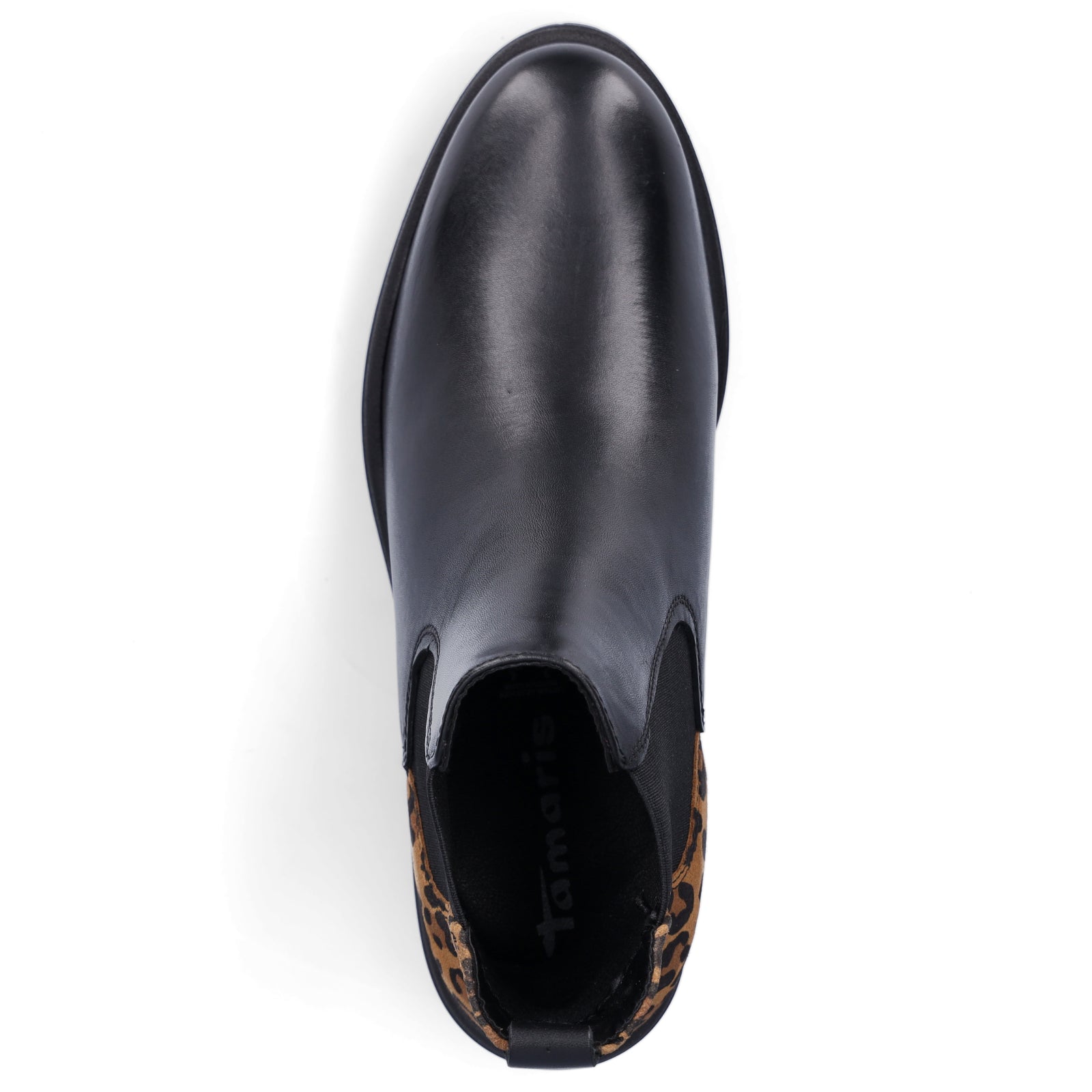 Tamaris women's Chelsea boot black Leo