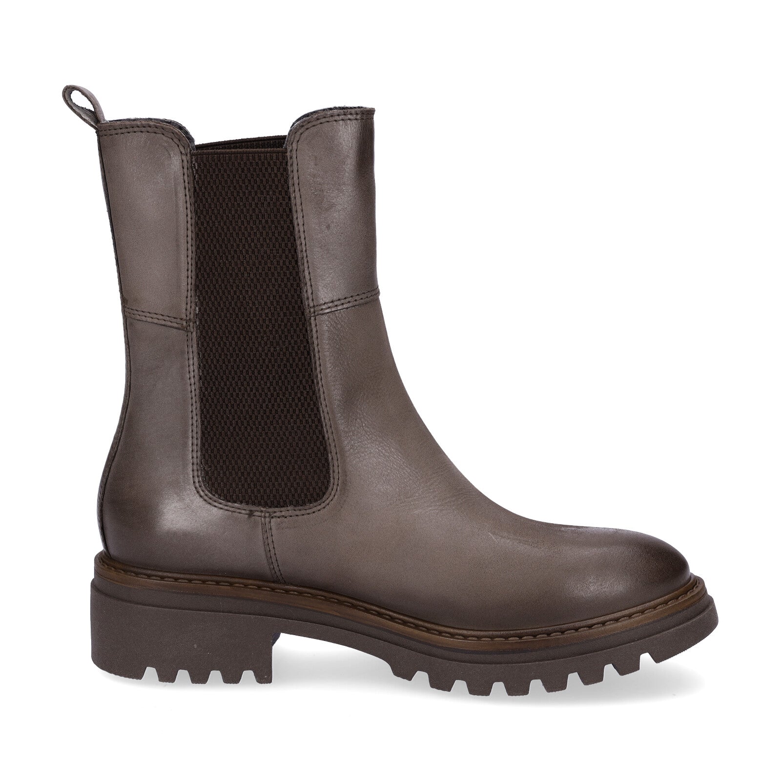 Tamaris women's Chelsea boot taupe