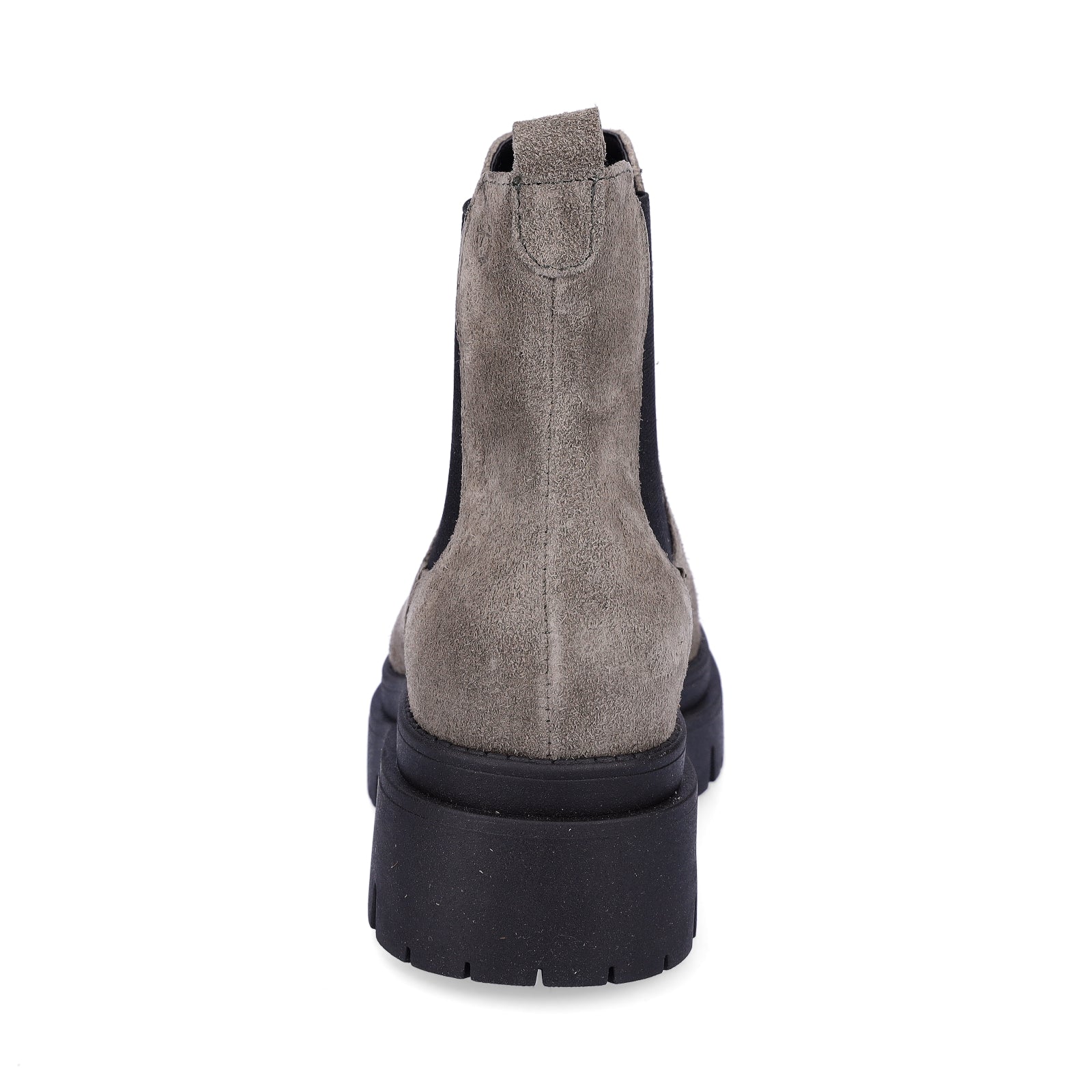 Tamaris Damen Leder Chelsea Boot grau