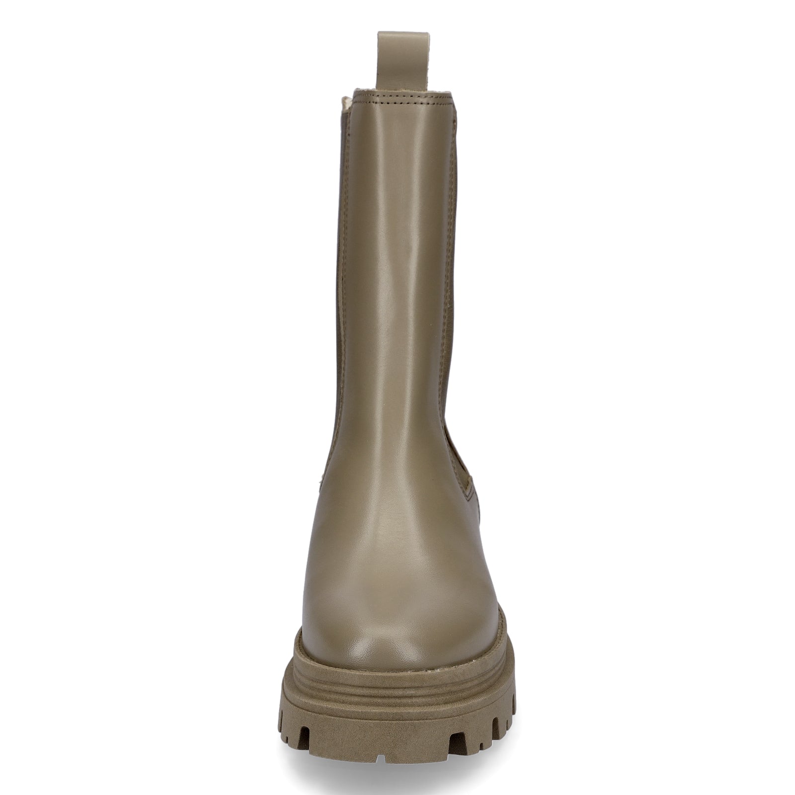 Tamaris women's leather Chelsea boot sage green