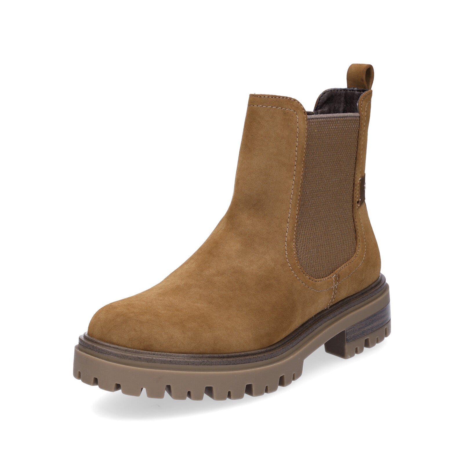 Tamaris women's Chelsea boot brown