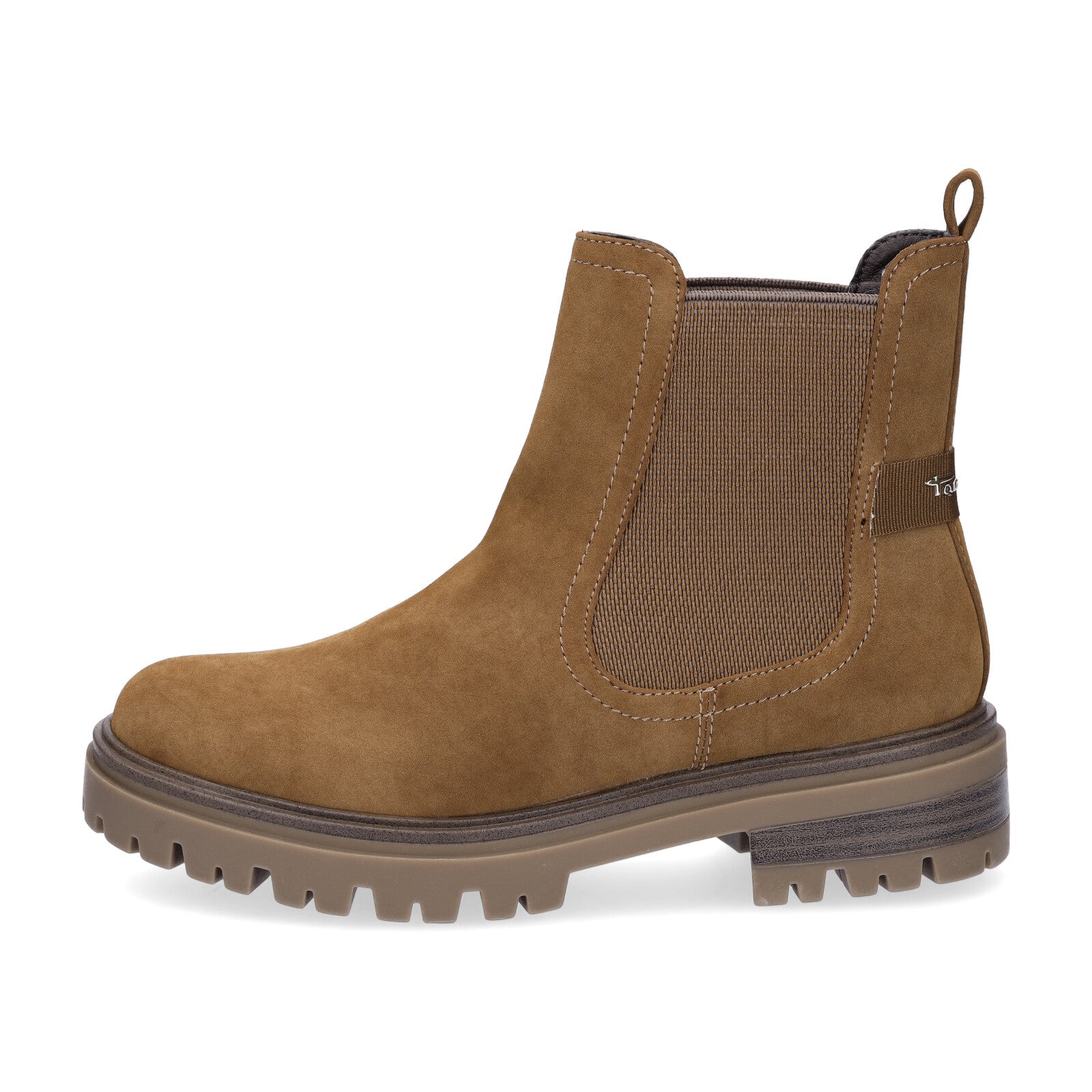 Tamaris women's Chelsea boot brown