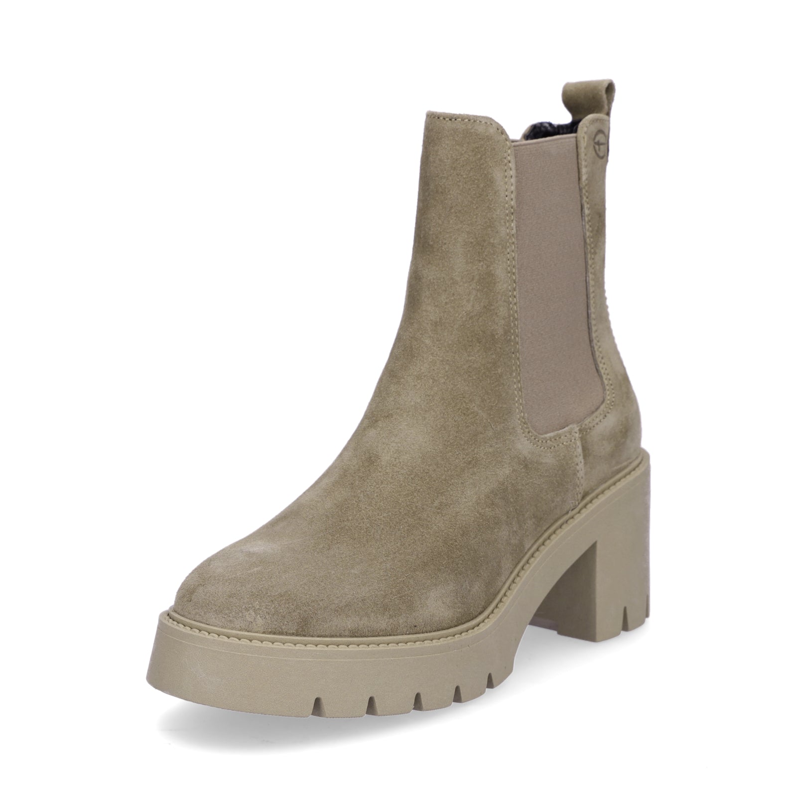 Tamaris women's Chelsea ankle boots taupe