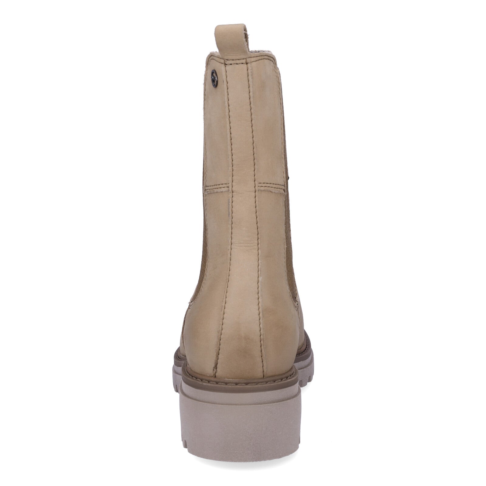 Tamaris women's Chelsea boot taupe