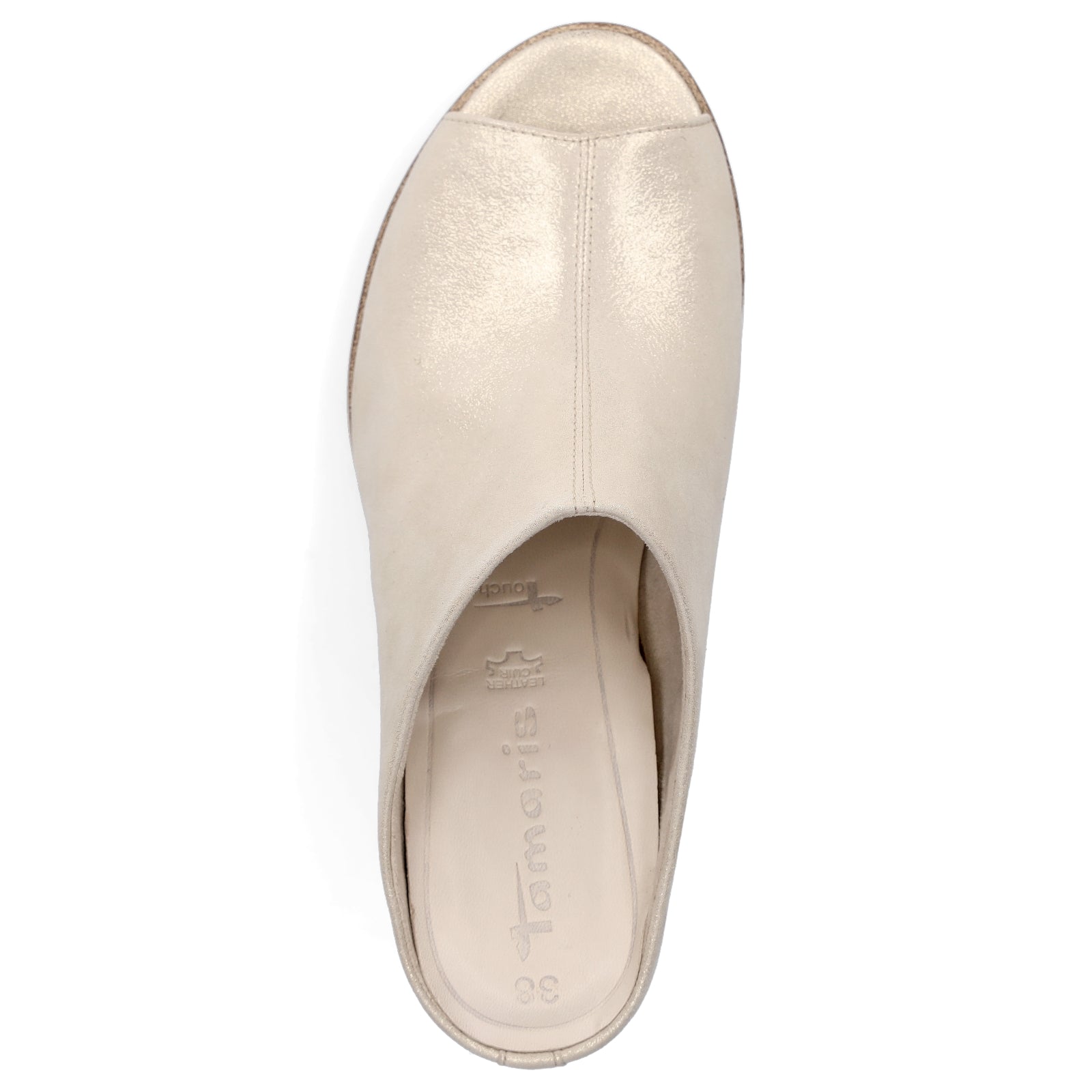 Tamaris Damen Pantolette champagner