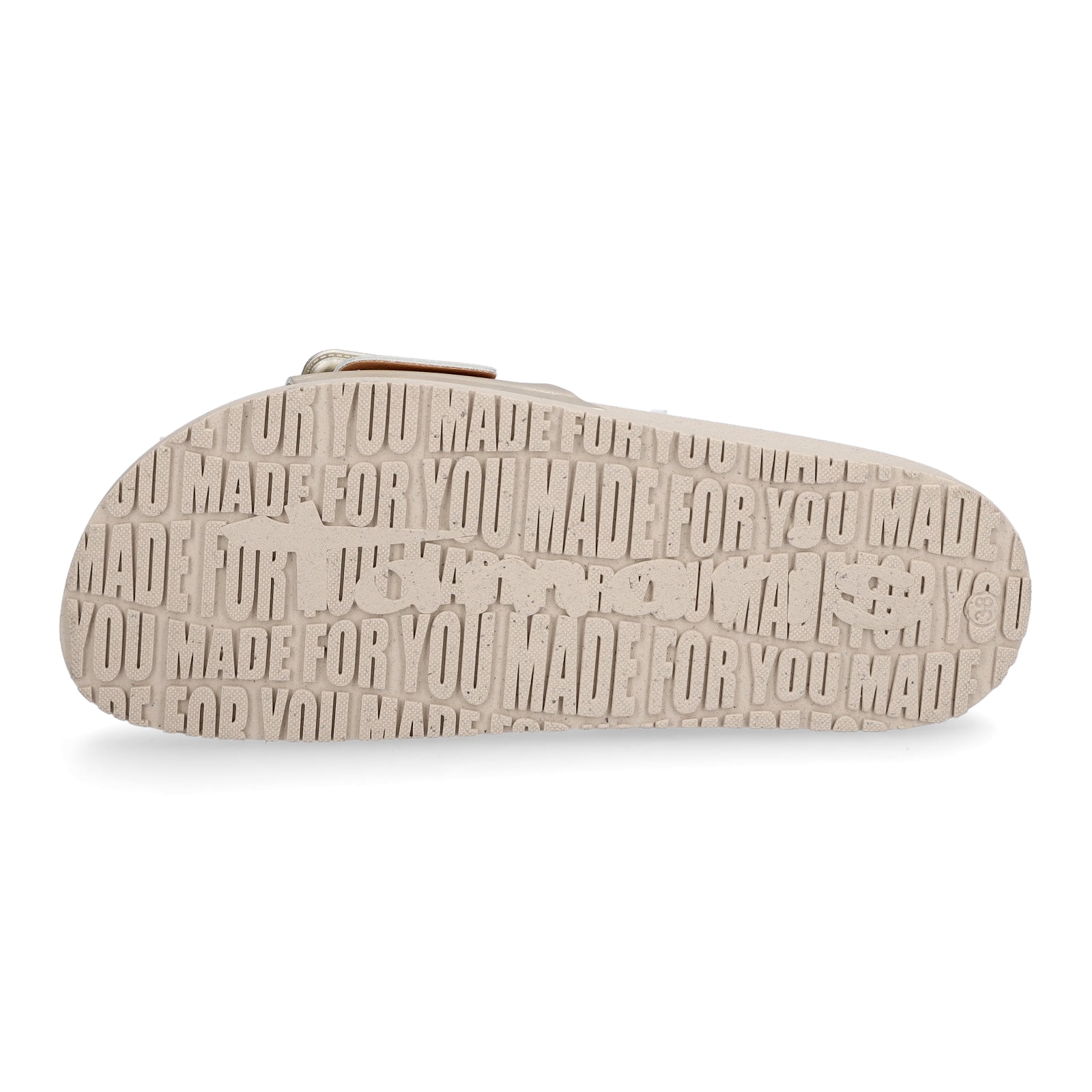 Tamaris Damen Pantolette gold