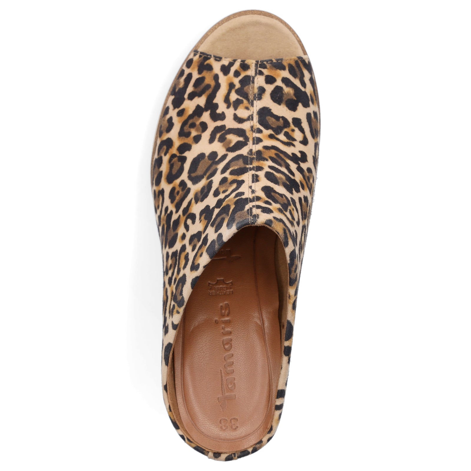 Tamaris Damen Pantolette leopard