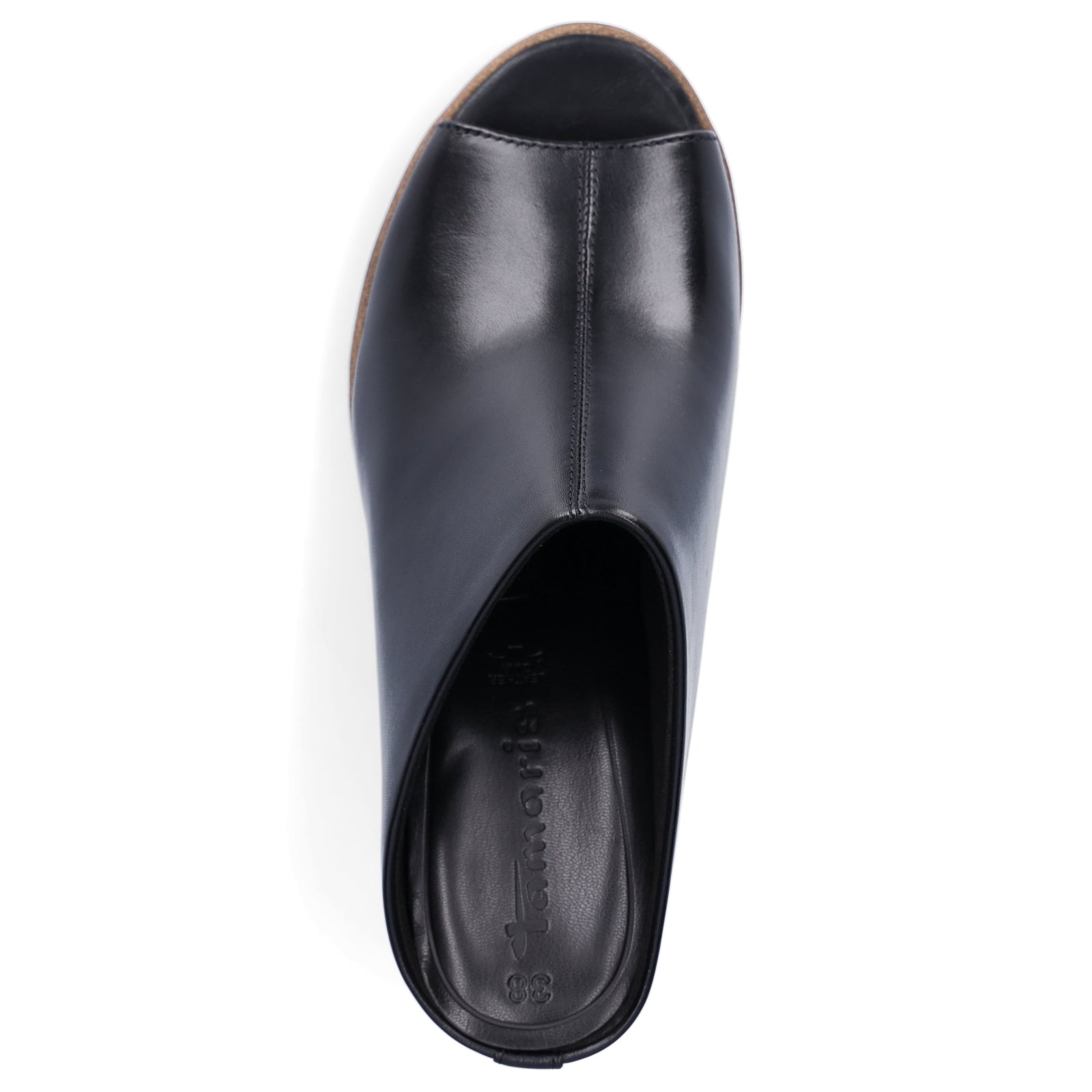 Tamaris Damen Pantolette schwarz