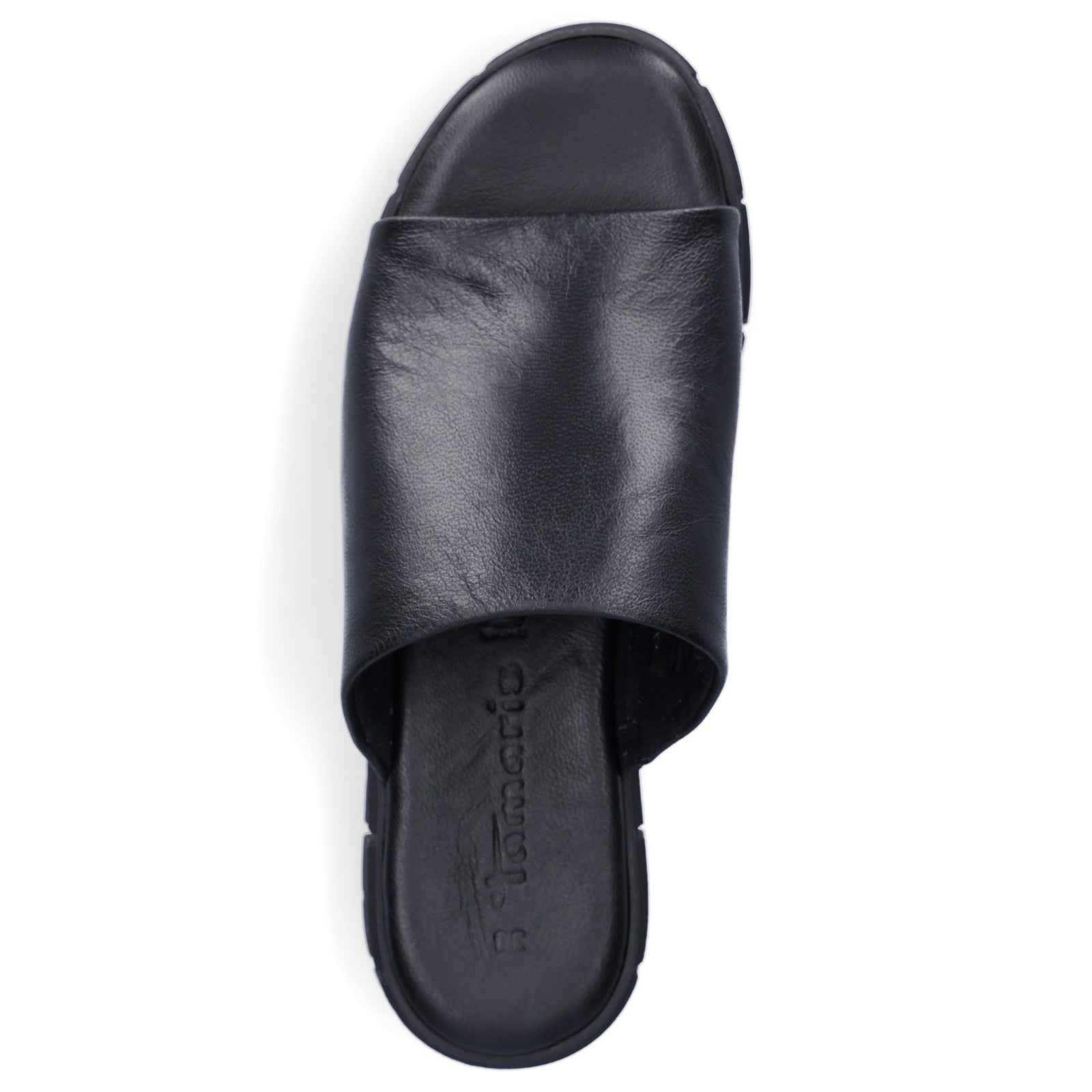 Tamaris Damen Pantolette schwarz