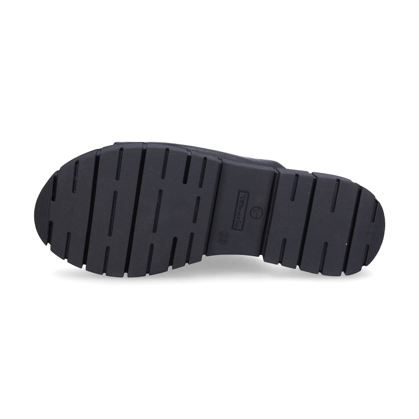 Tamaris Damen Pantolette schwarz