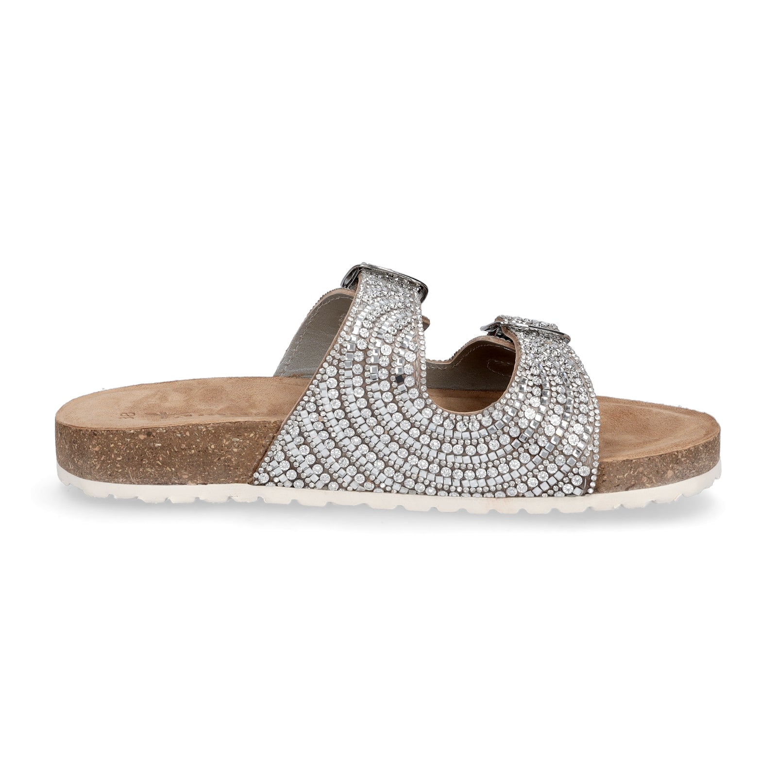 Tamaris Damen Pantolette silber