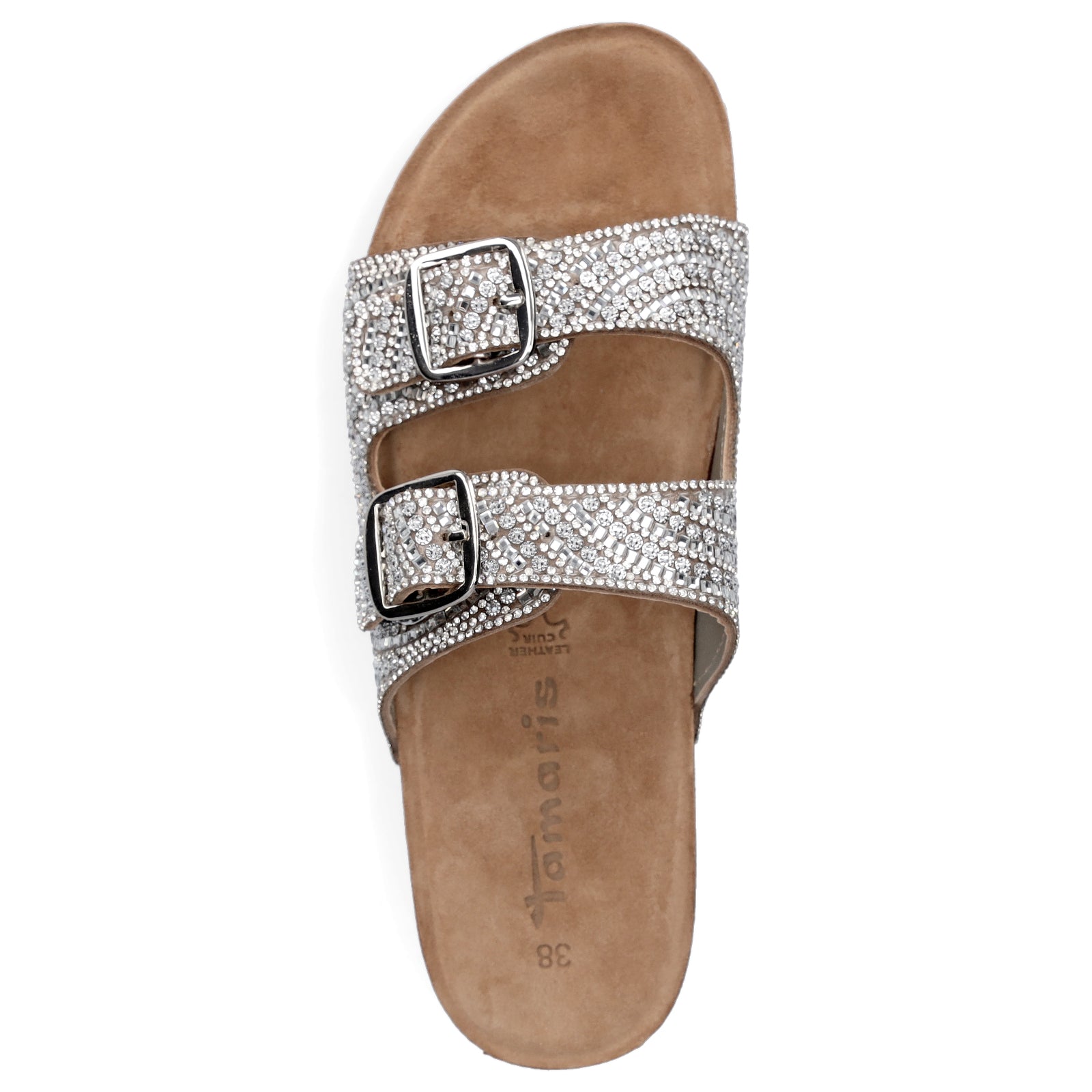 Tamaris Damen Pantolette silber