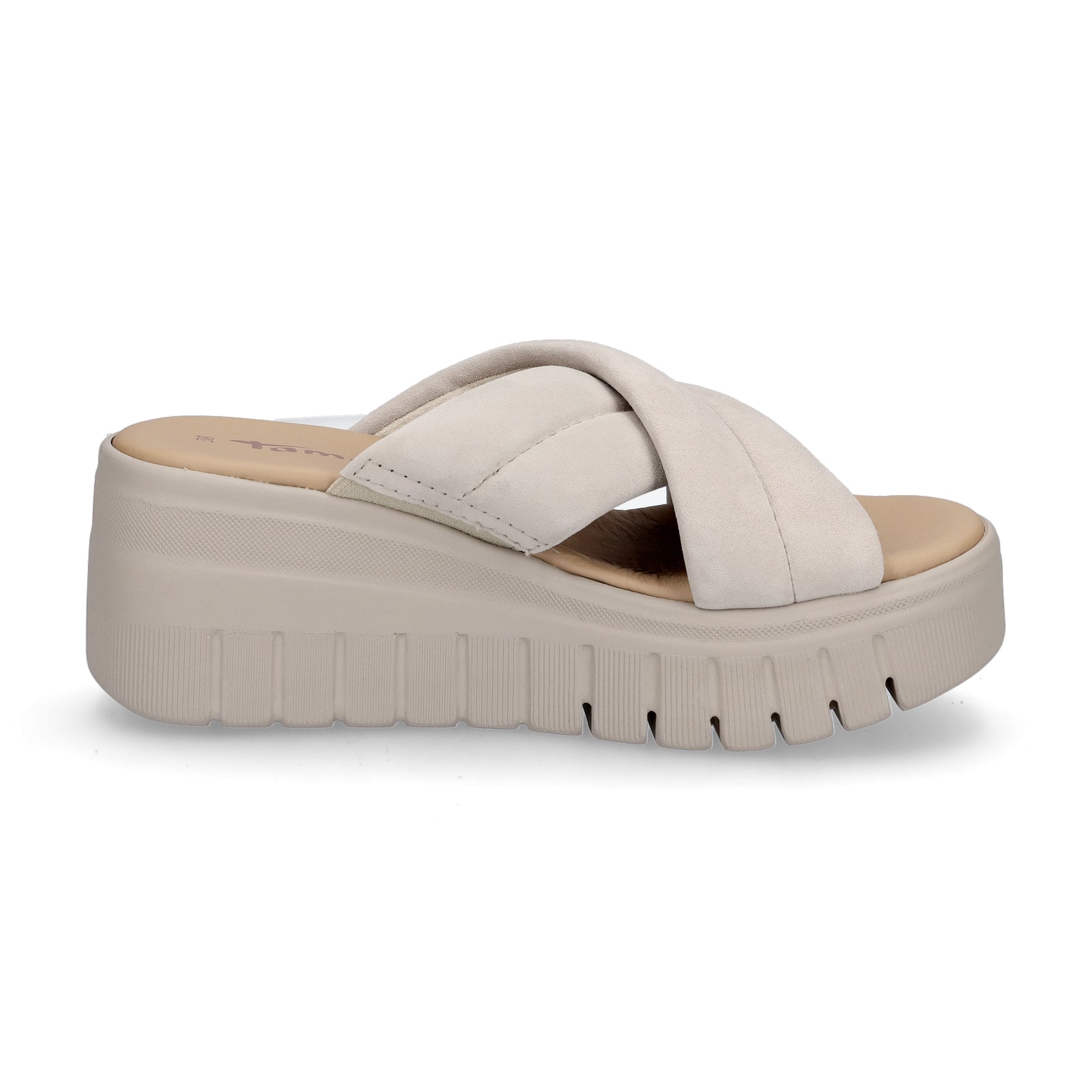 Tamaris Damen Pantolette taupe