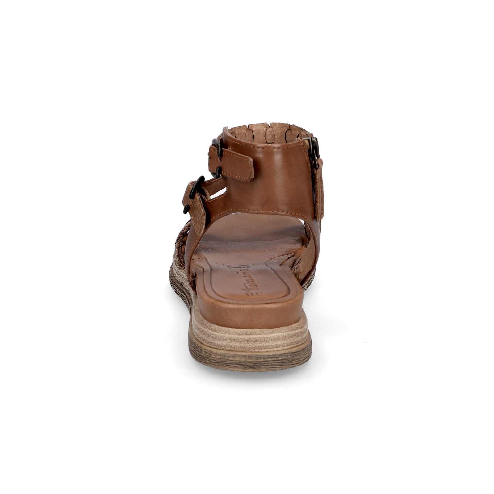 Tamaris Damen Riemchensandale cognac