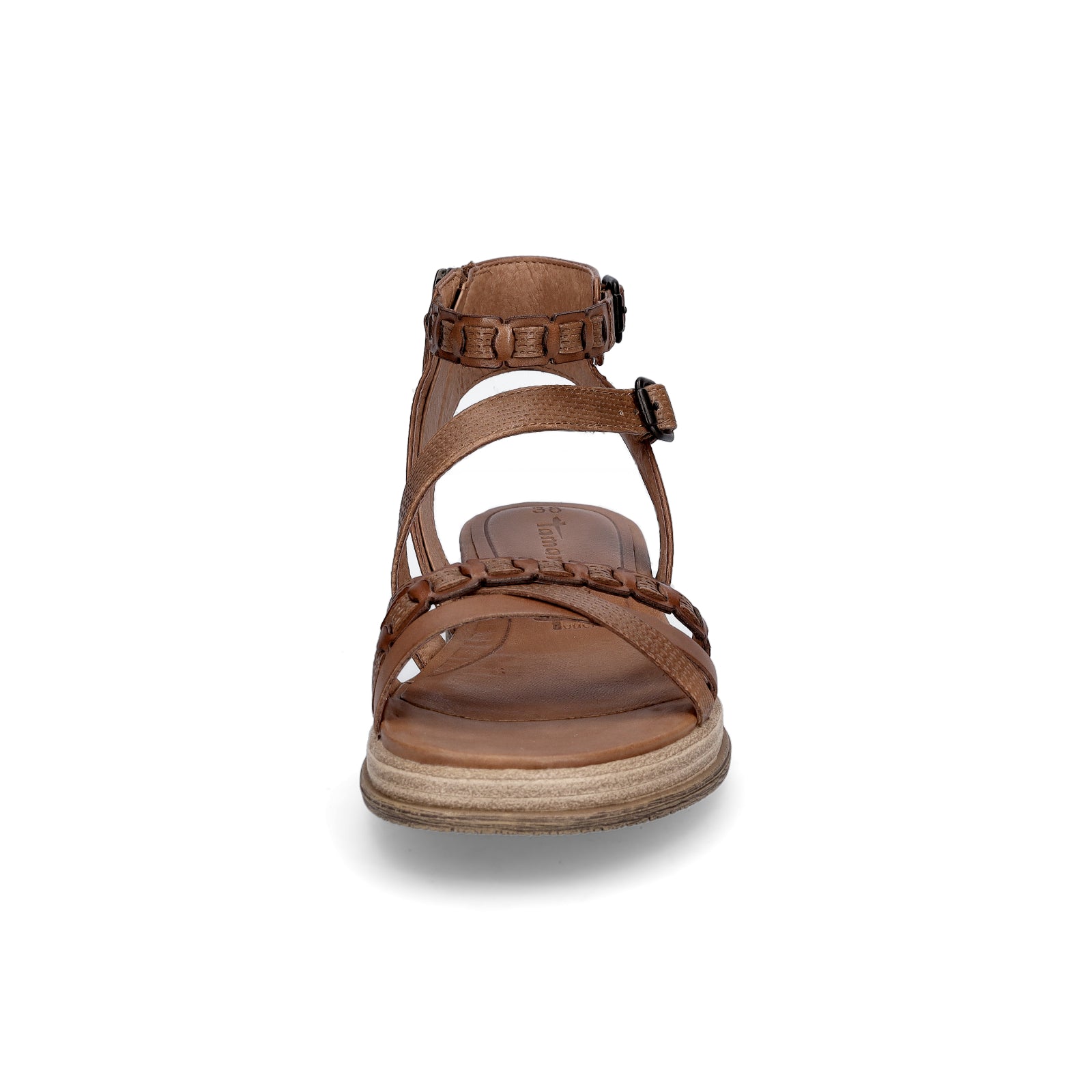 Tamaris Damen Riemchensandale cognac