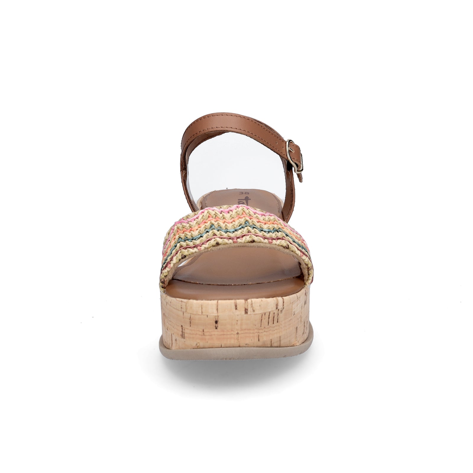 Tamaris Damen Plateau Sandalette braun