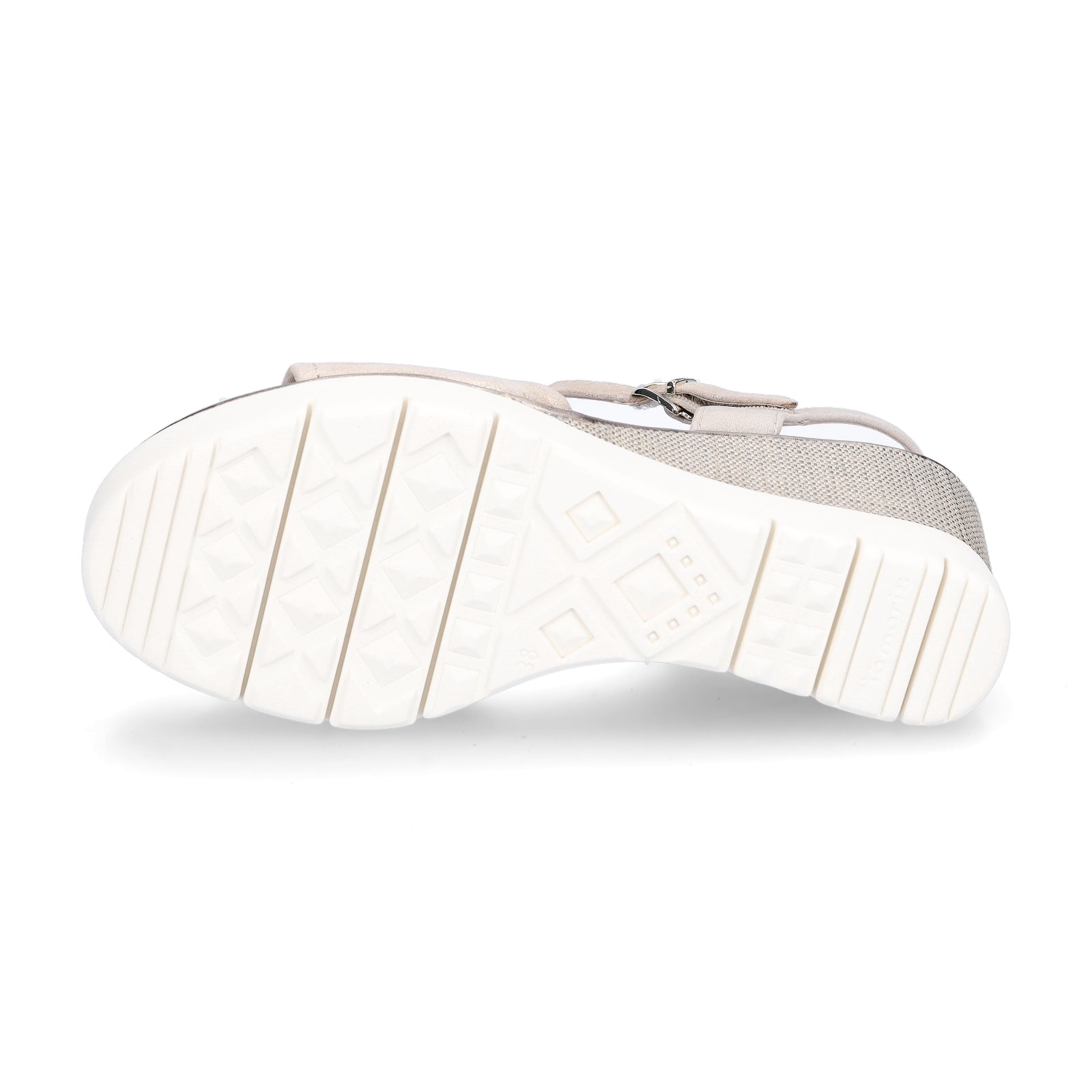 Tamaris Damen Sandalette champagner