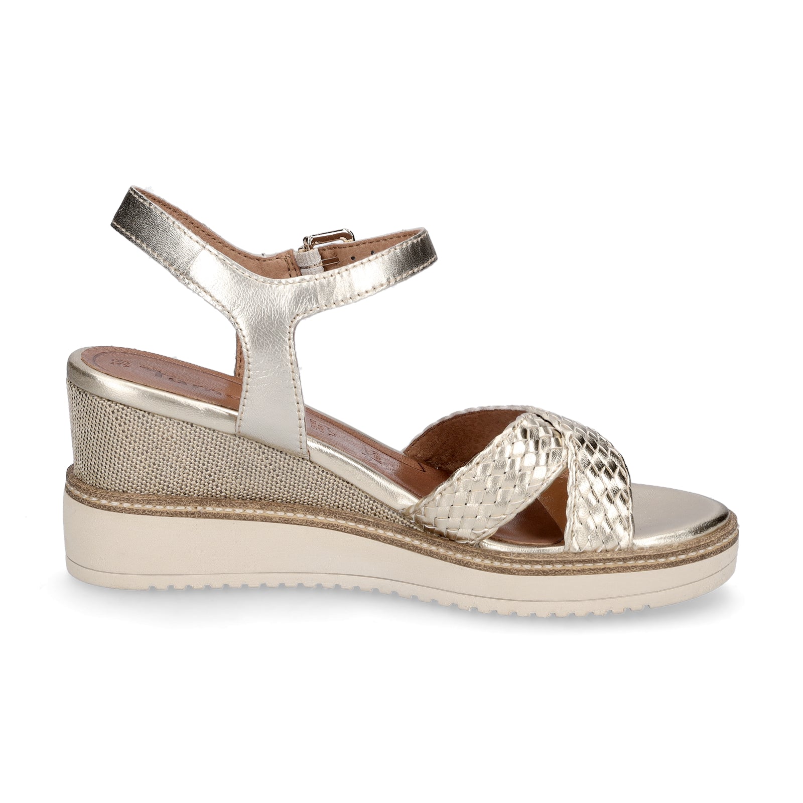 Tamaris Damen Sandalette gold