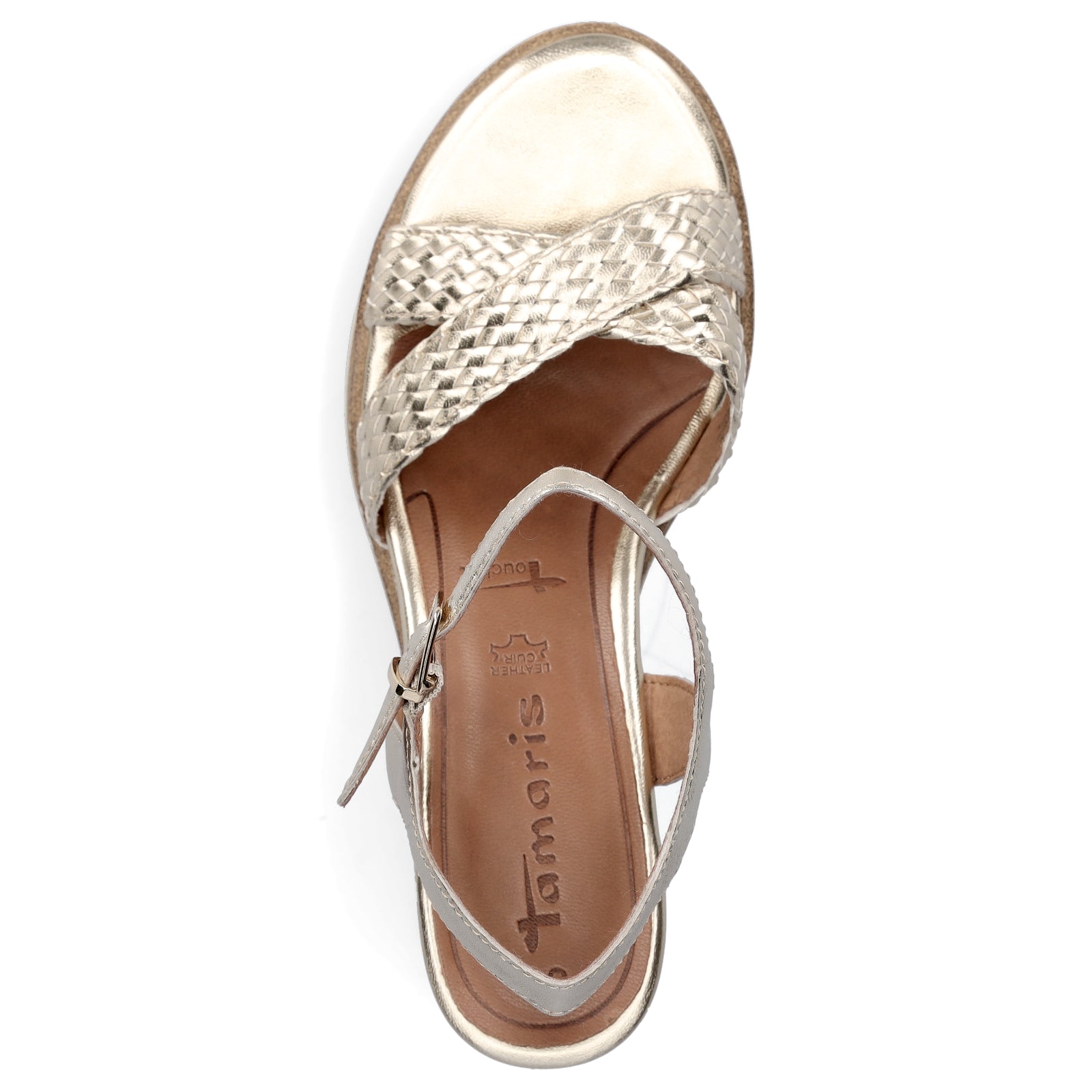 Tamaris Damen Sandalette gold