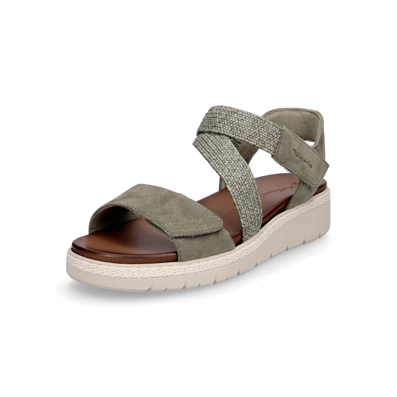 Tamaris Damen Sandale khaki