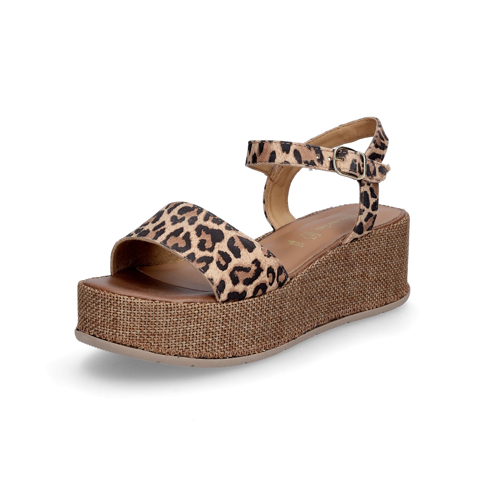 Tamaris Damen Plateau Sandalette leo