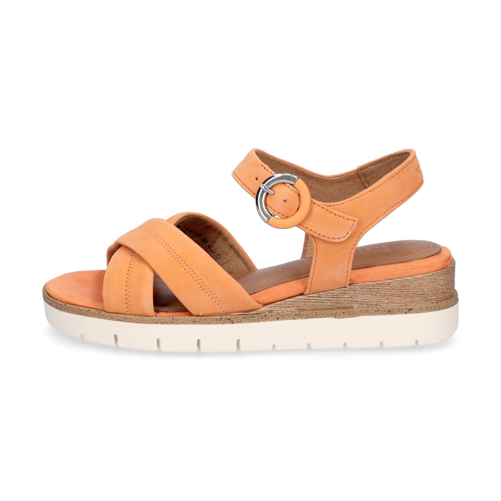 Tamaris Damen Keilsandalette orange