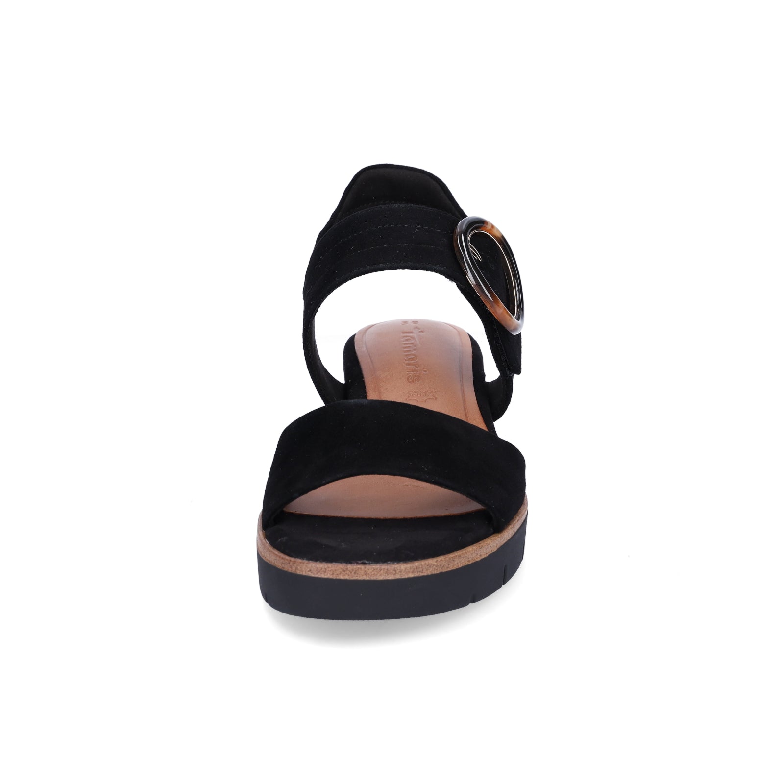 Tamaris Damen Keilsandalette schwarz