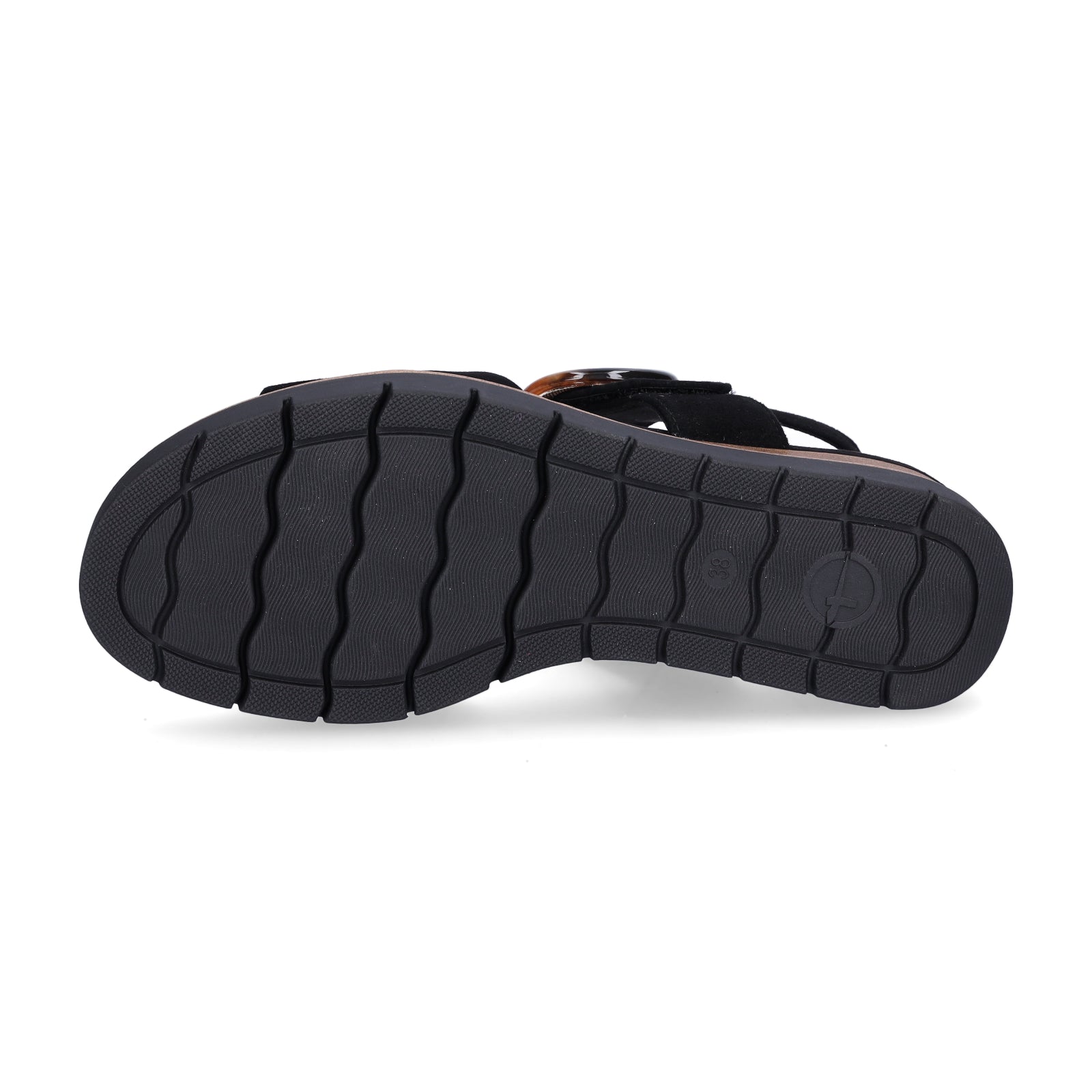Tamaris Damen Keilsandalette schwarz