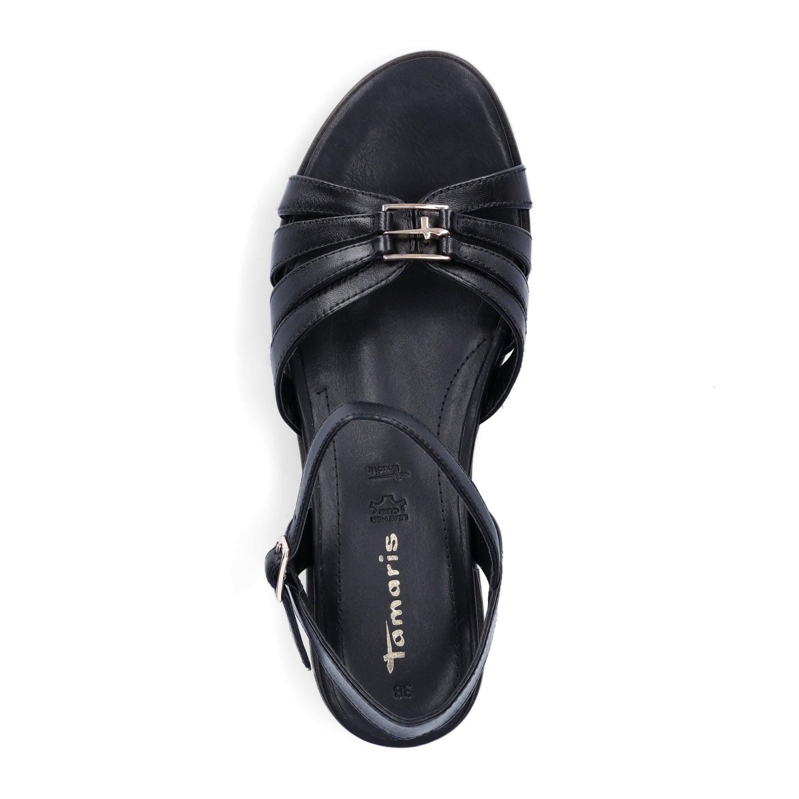 Tamaris women's sandals black