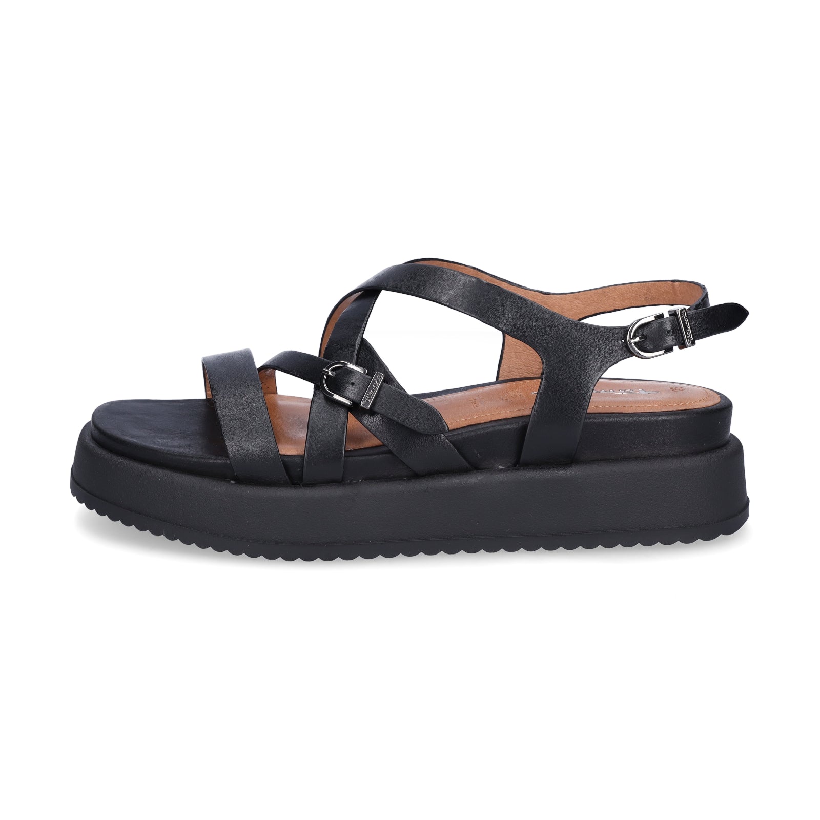 Tamaris women's sandals black