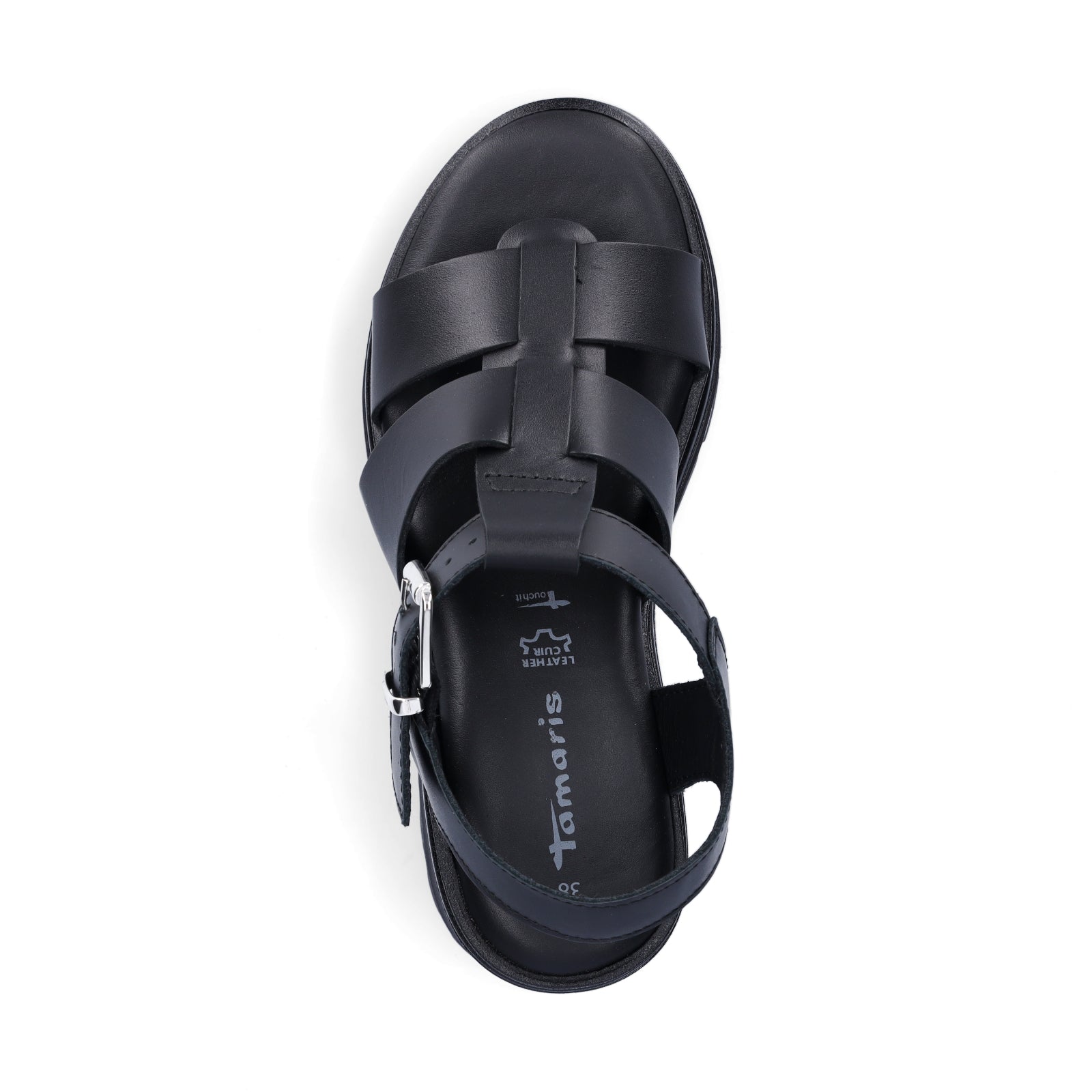 Tamaris Damen Sandale schwarz