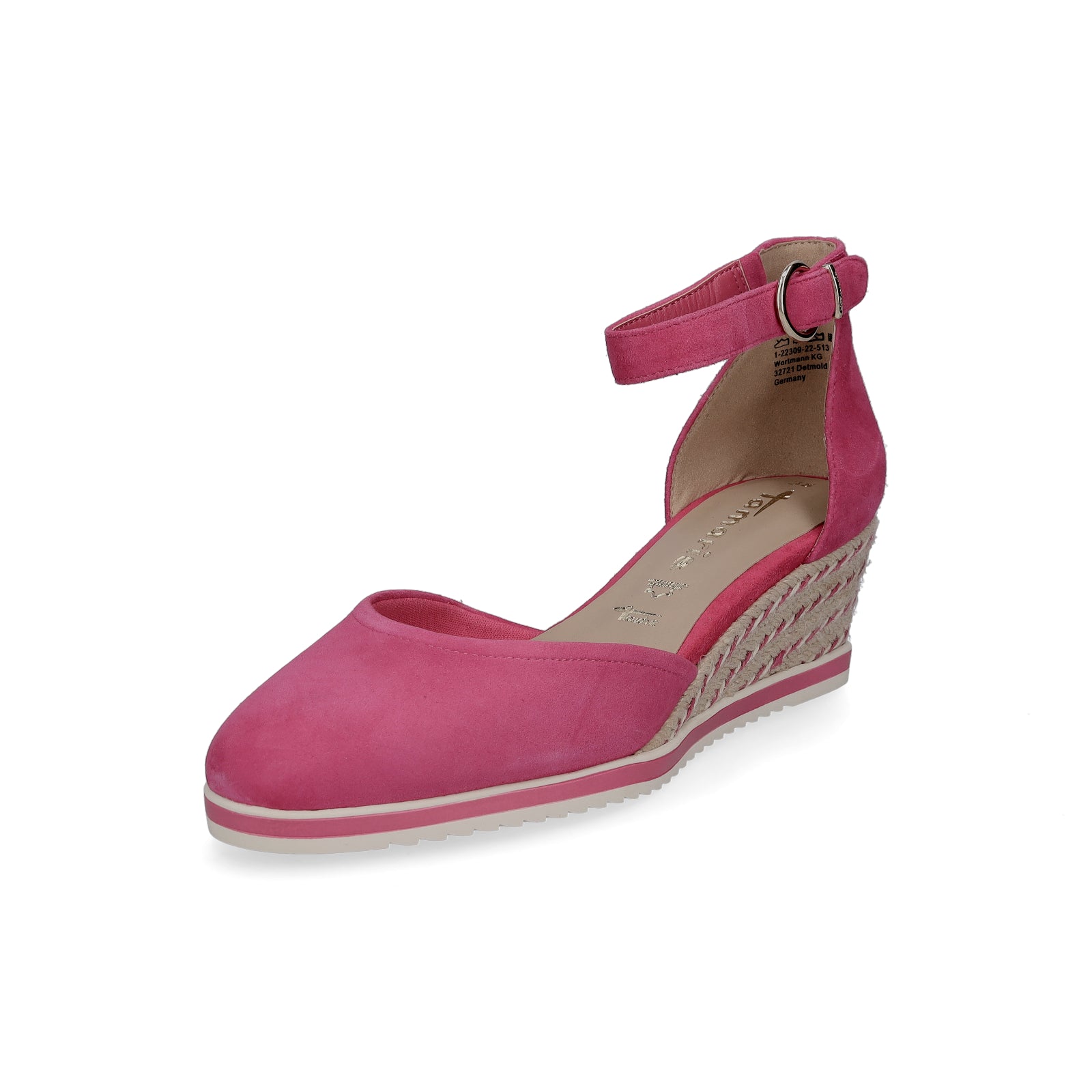 Tamaris women's wedge sandals fuchsia