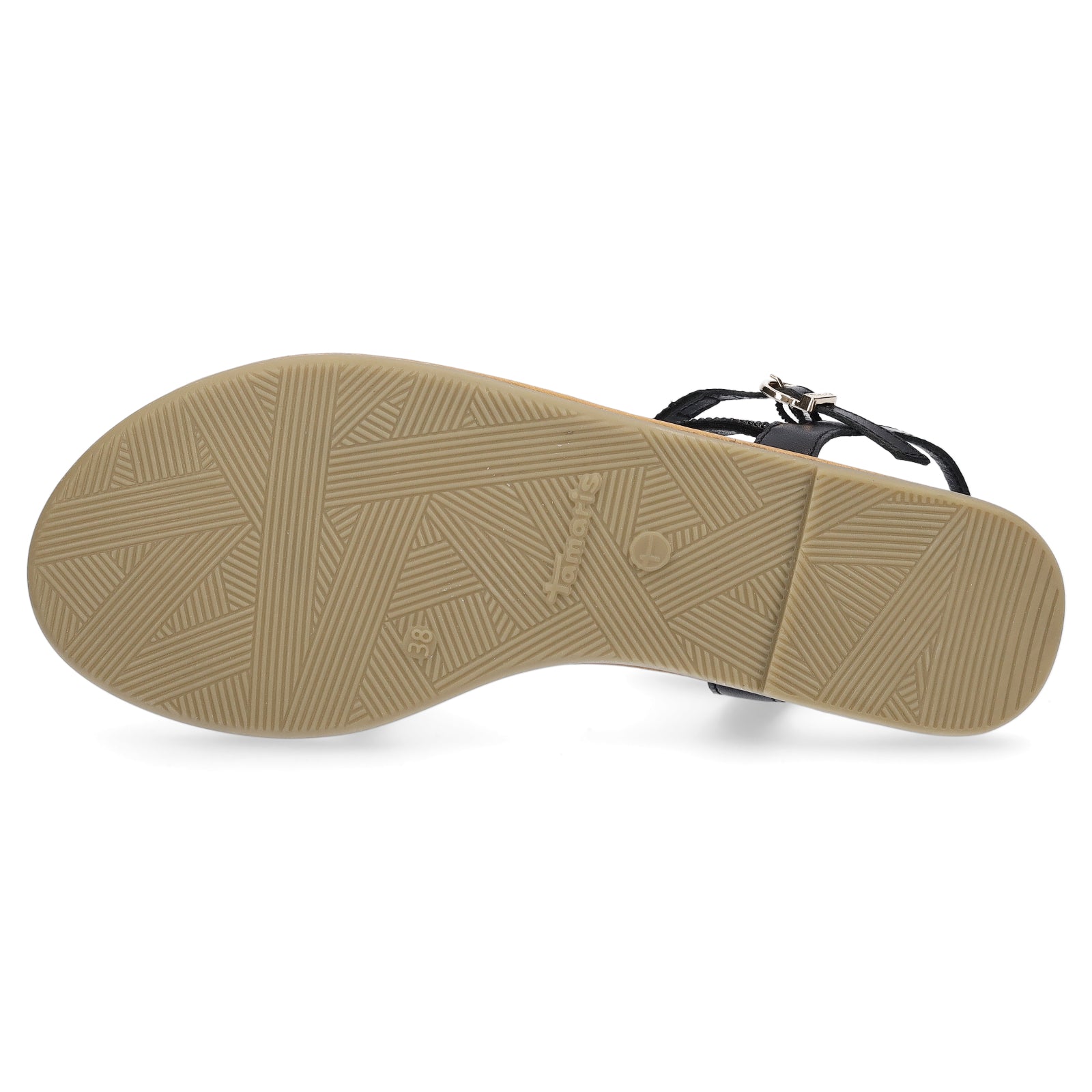 Tamaris Damen Riemchensandale schwarz