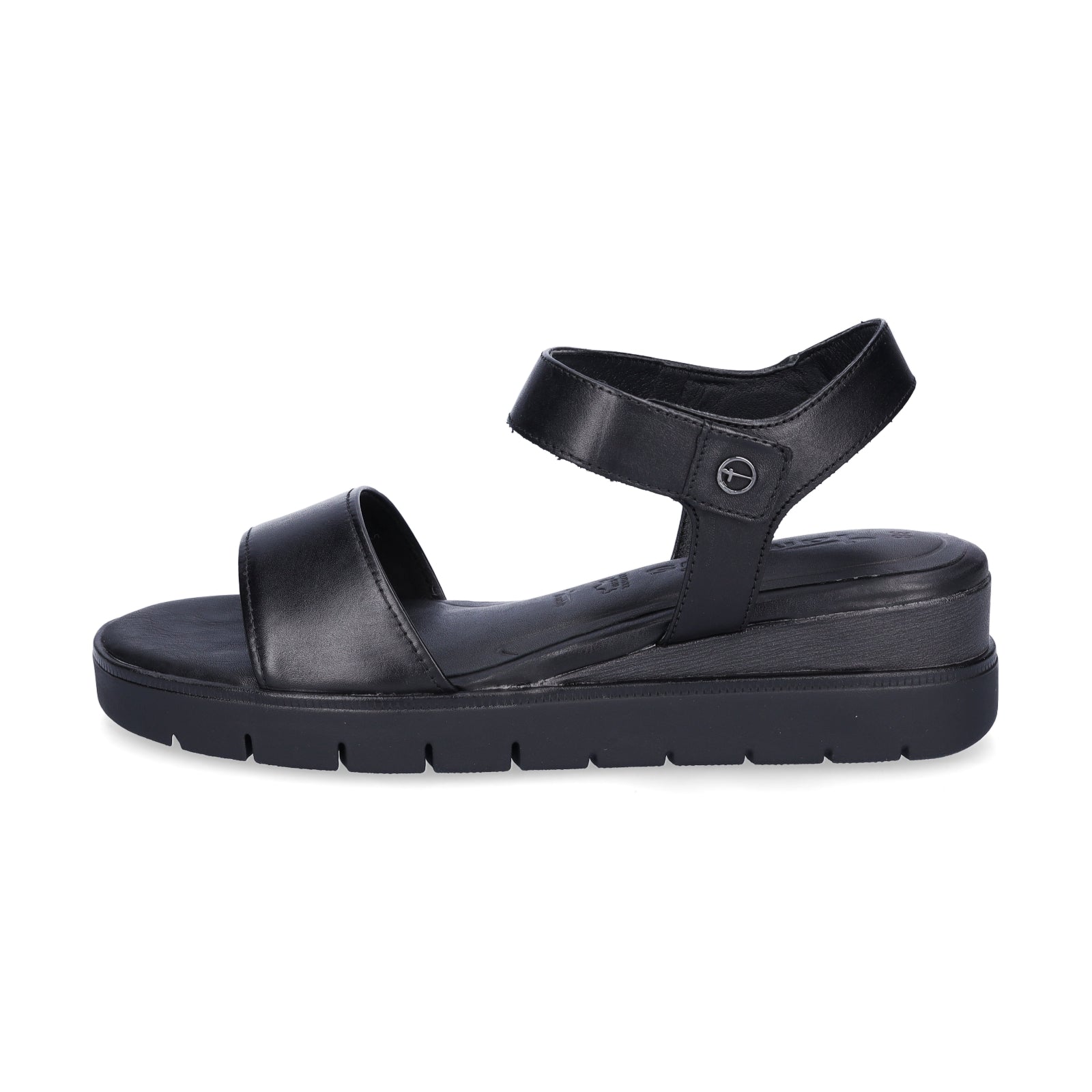 Tamaris Damen Keilsandalette schwarz