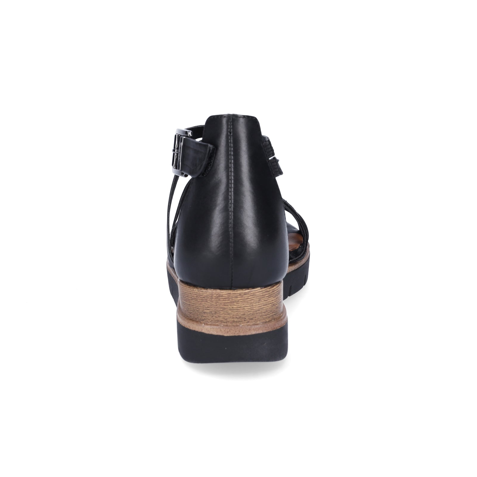Tamaris Damen Keilsandalette schwarz