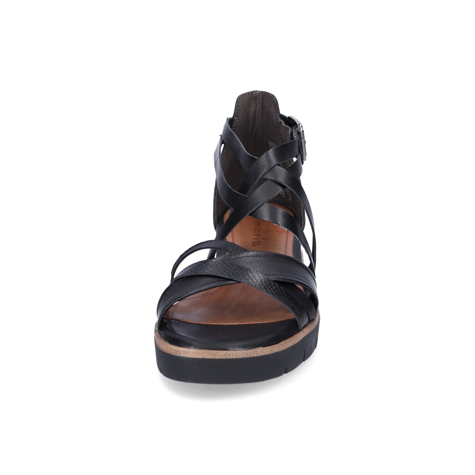 Tamaris Damen Keilsandalette schwarz
