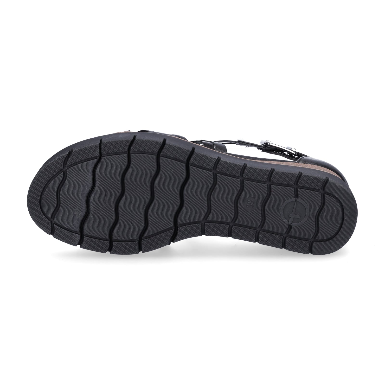 Tamaris Damen Keilsandalette schwarz