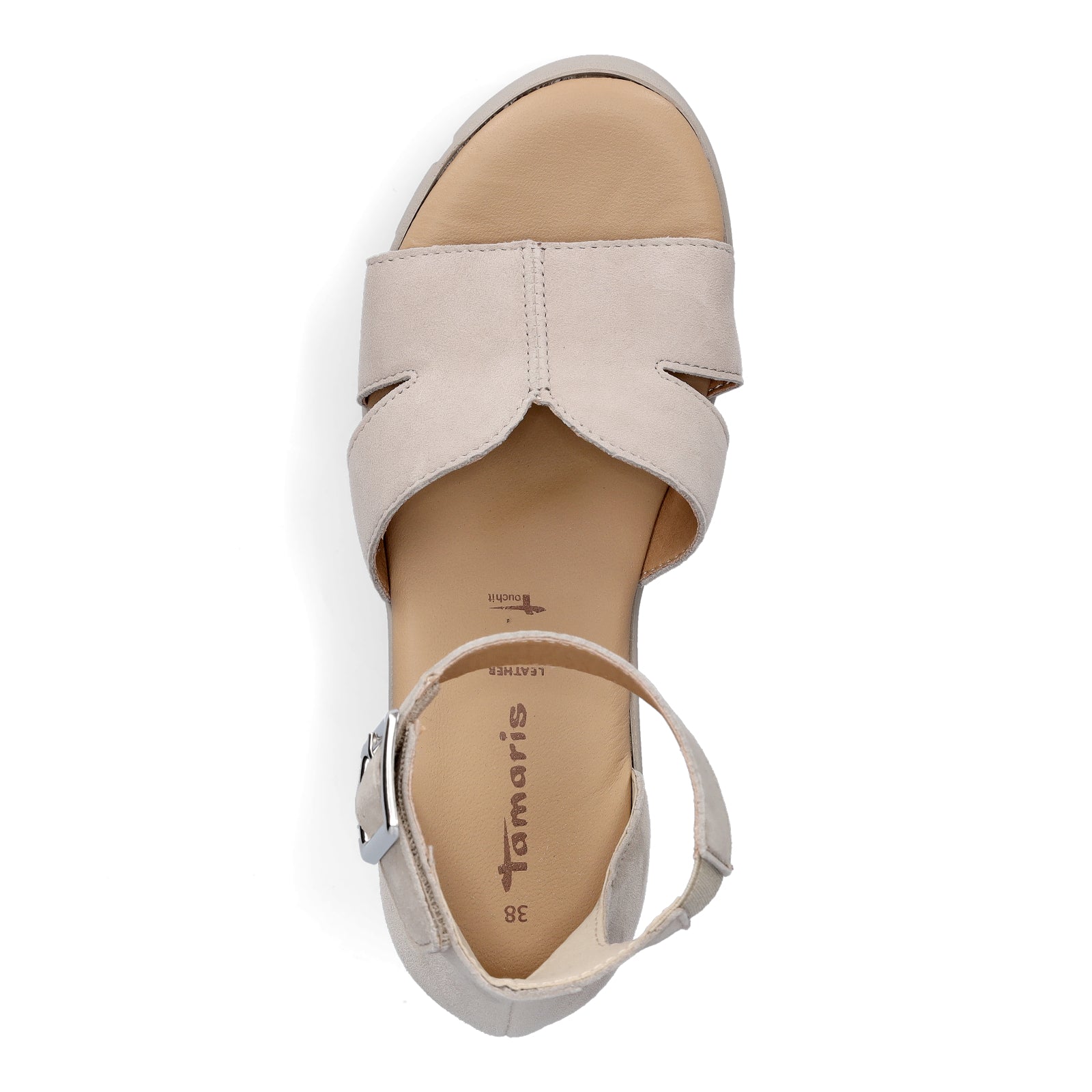 Tamaris Women's Platform Sandal Taupe