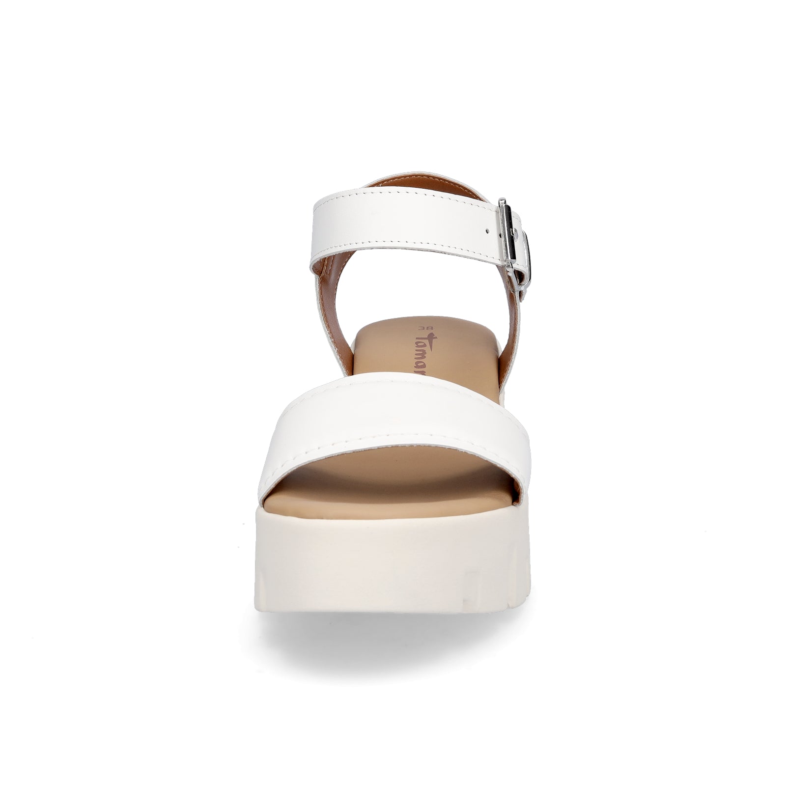 Tamaris Damen Sandalette weiß