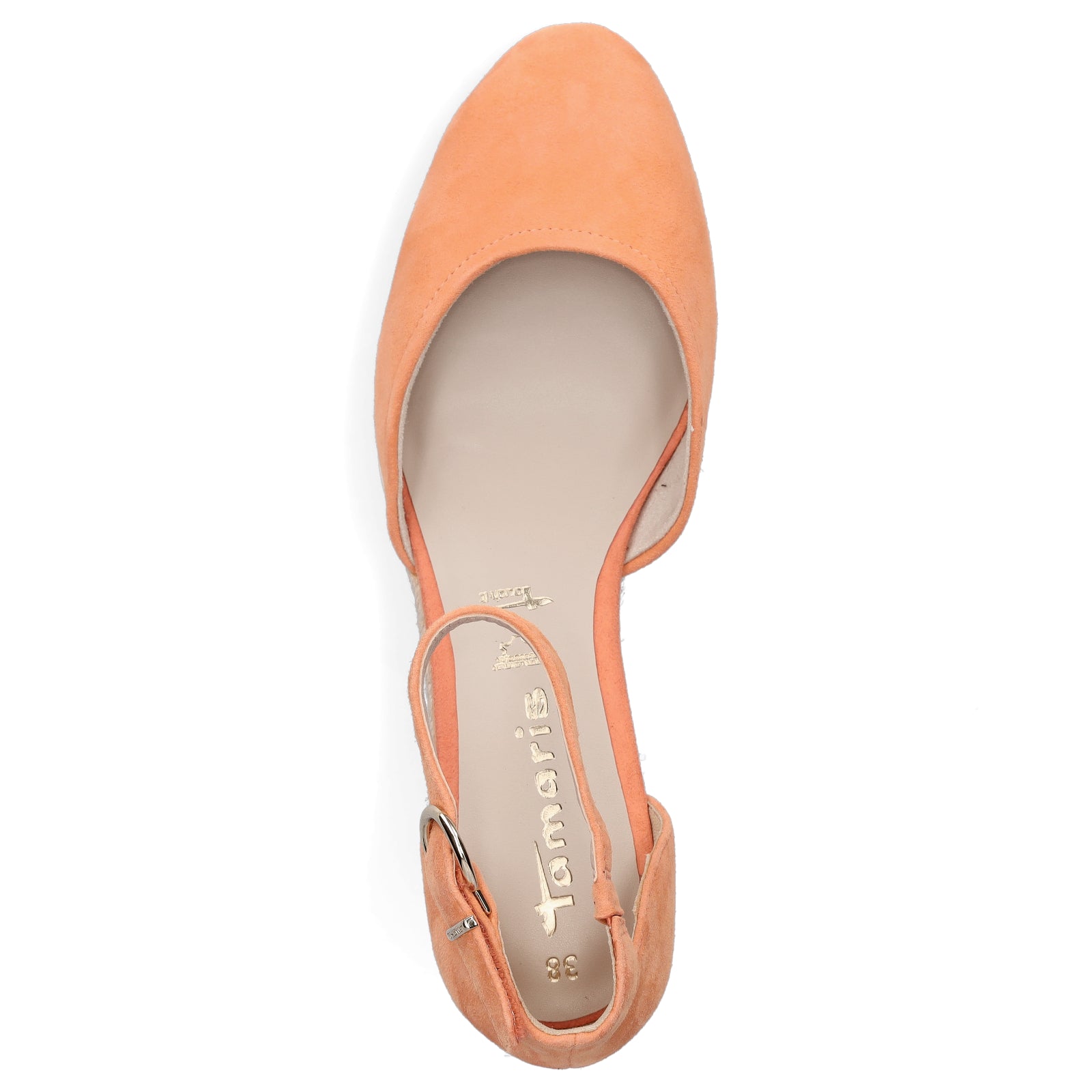 Tamaris Damen Keilsandalette orange