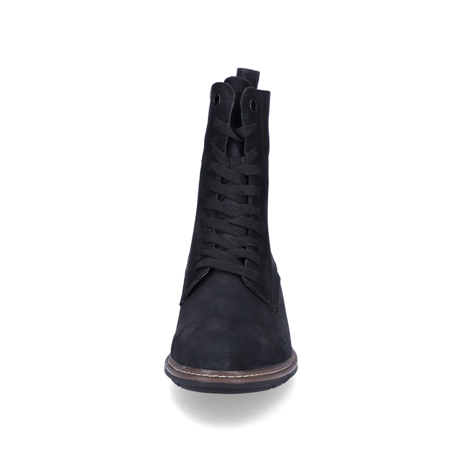 Tamaris Damen Leder Schnürstiefelette navy